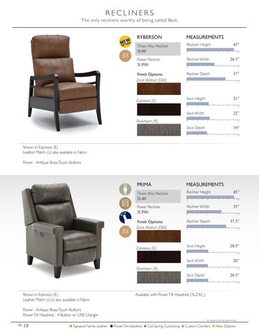 Best Home Furnishings 皮革 家具目录 - Fall 2023 第 20 页