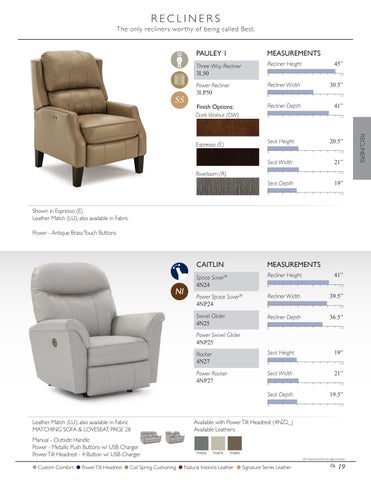 Best Home Furnishings 皮革 家具目录 - Fall 2023 第 21 页