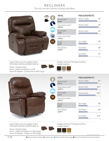 Best Home Furnishings 皮革 家具目录 - Fall 2023 第 22 页