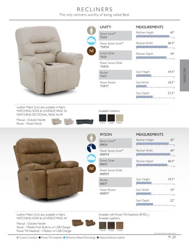 Best Home Furnishings 皮革 家具目录 - Fall 2023 第 23 页