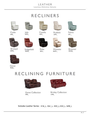 Best Home Furnishings 皮革 家具目录 - Fall 2023 第 9 页