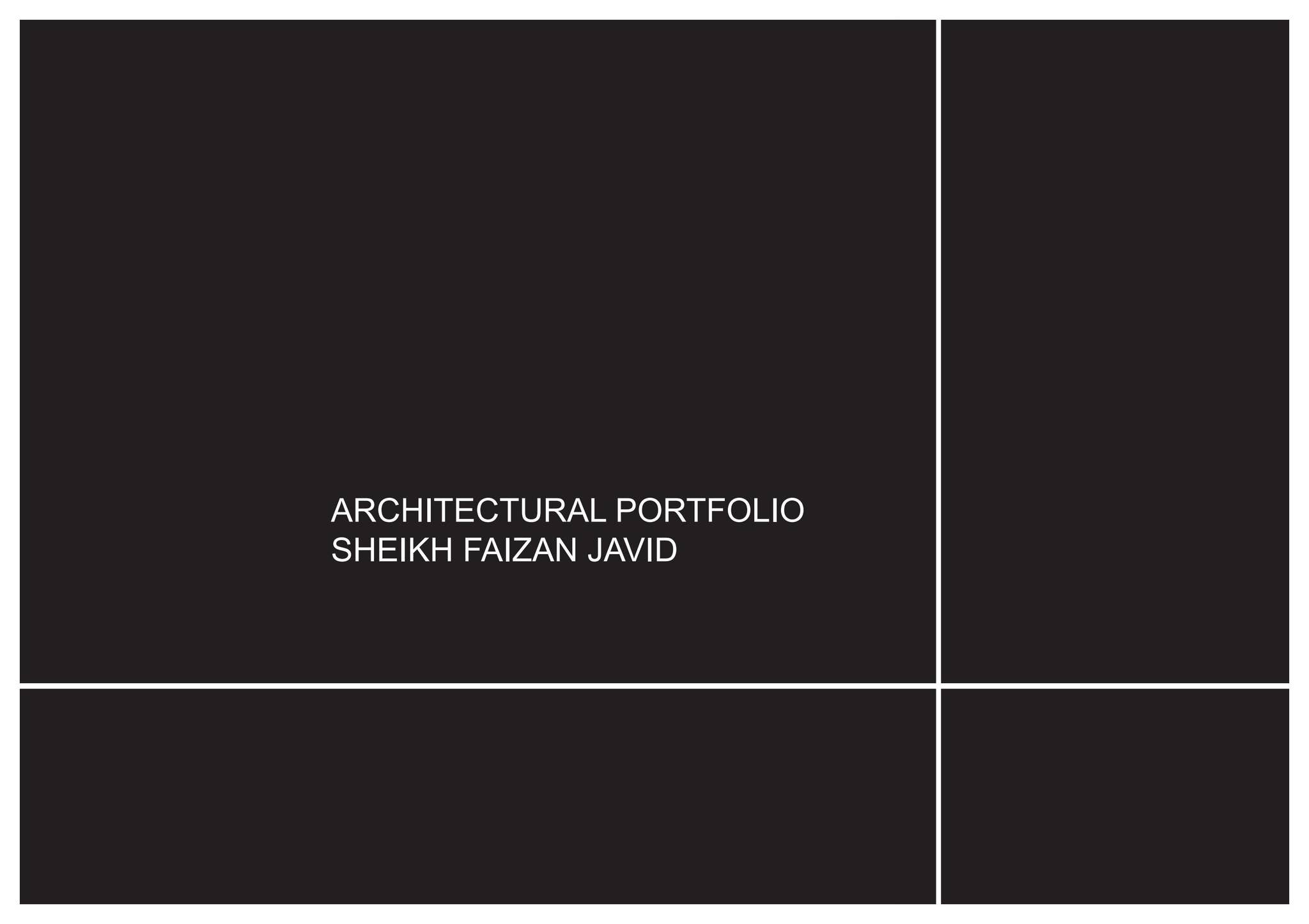 Architectural portfolio by Sheikh Faizan - Issuu