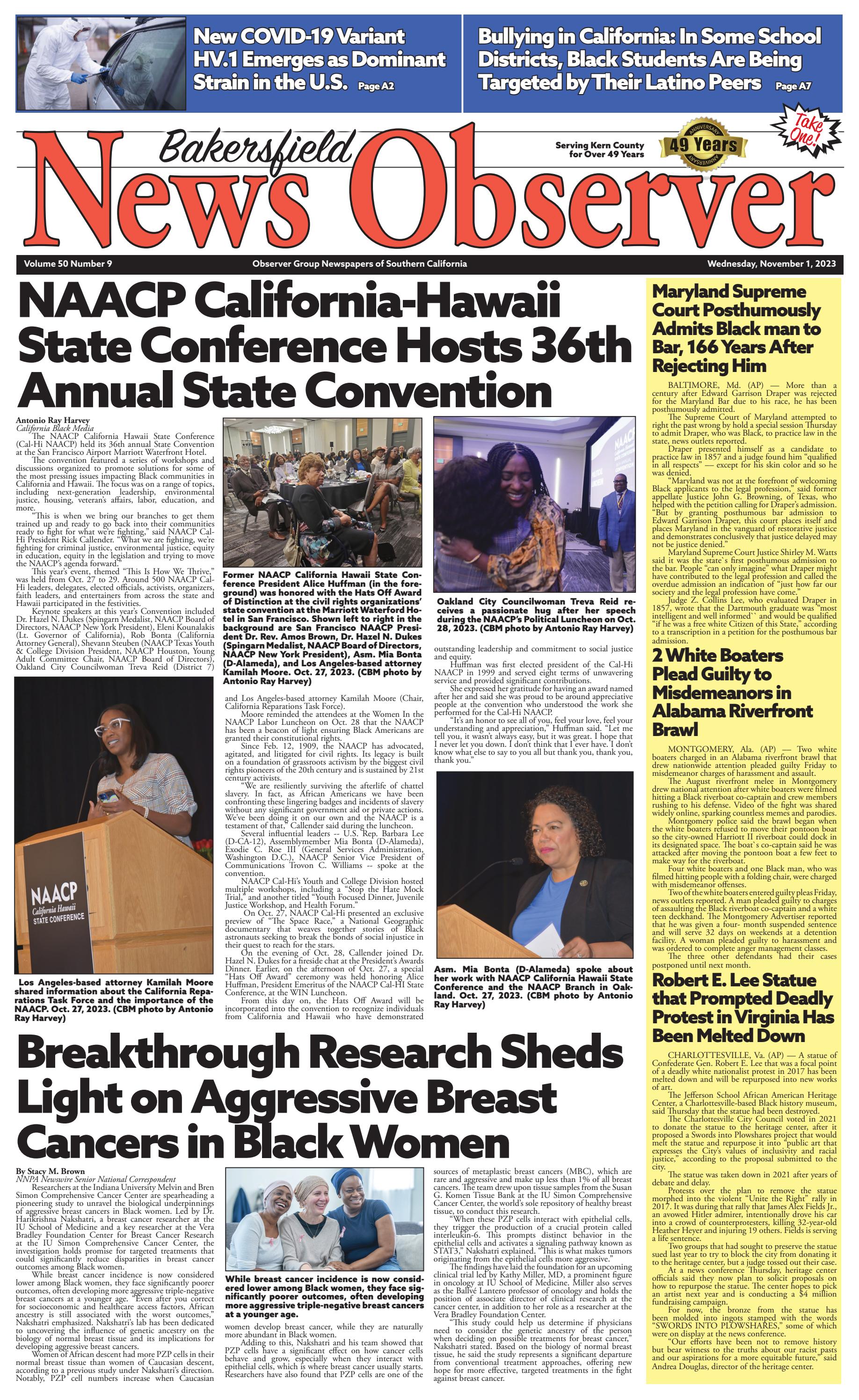 Bakersfield News Observer 11.1.23 by Observer Group Newspapers of Southern CA Issuu