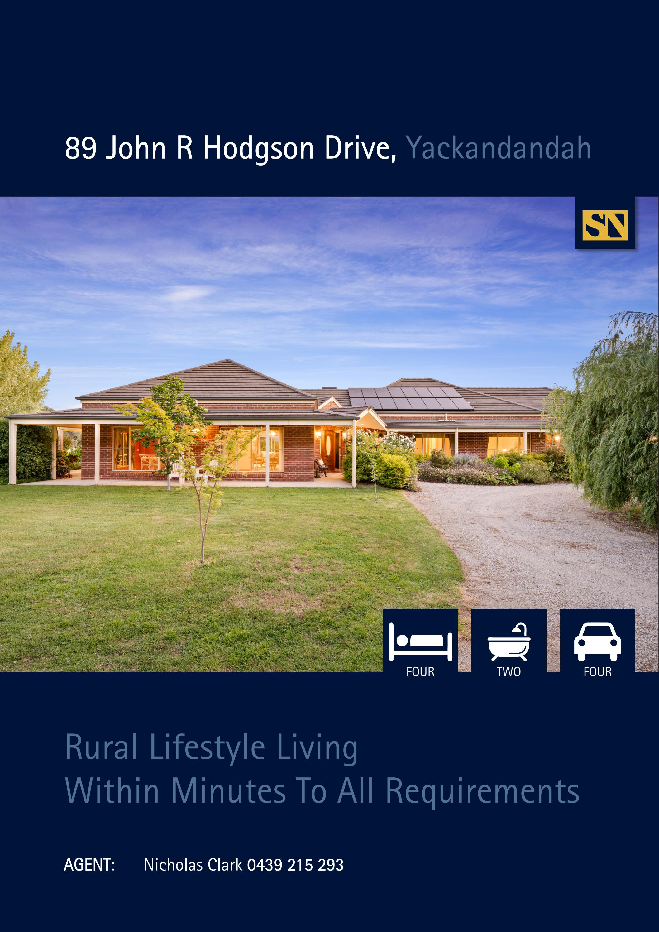 89 John R Hodgson Drive, Yackandandah by steannicholls Issuu