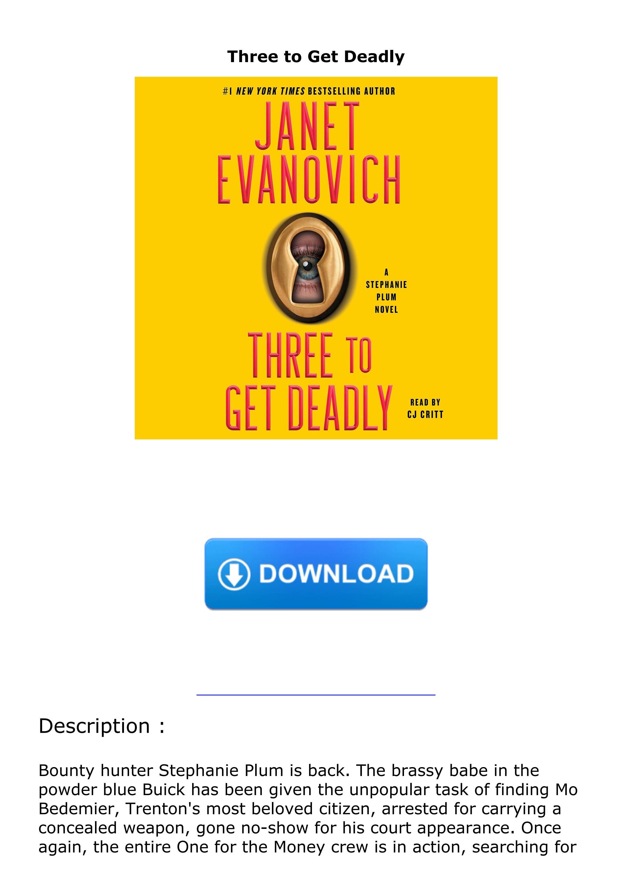 [PDF READ ONLINE] Three to Get Deadly by haichena Issuu