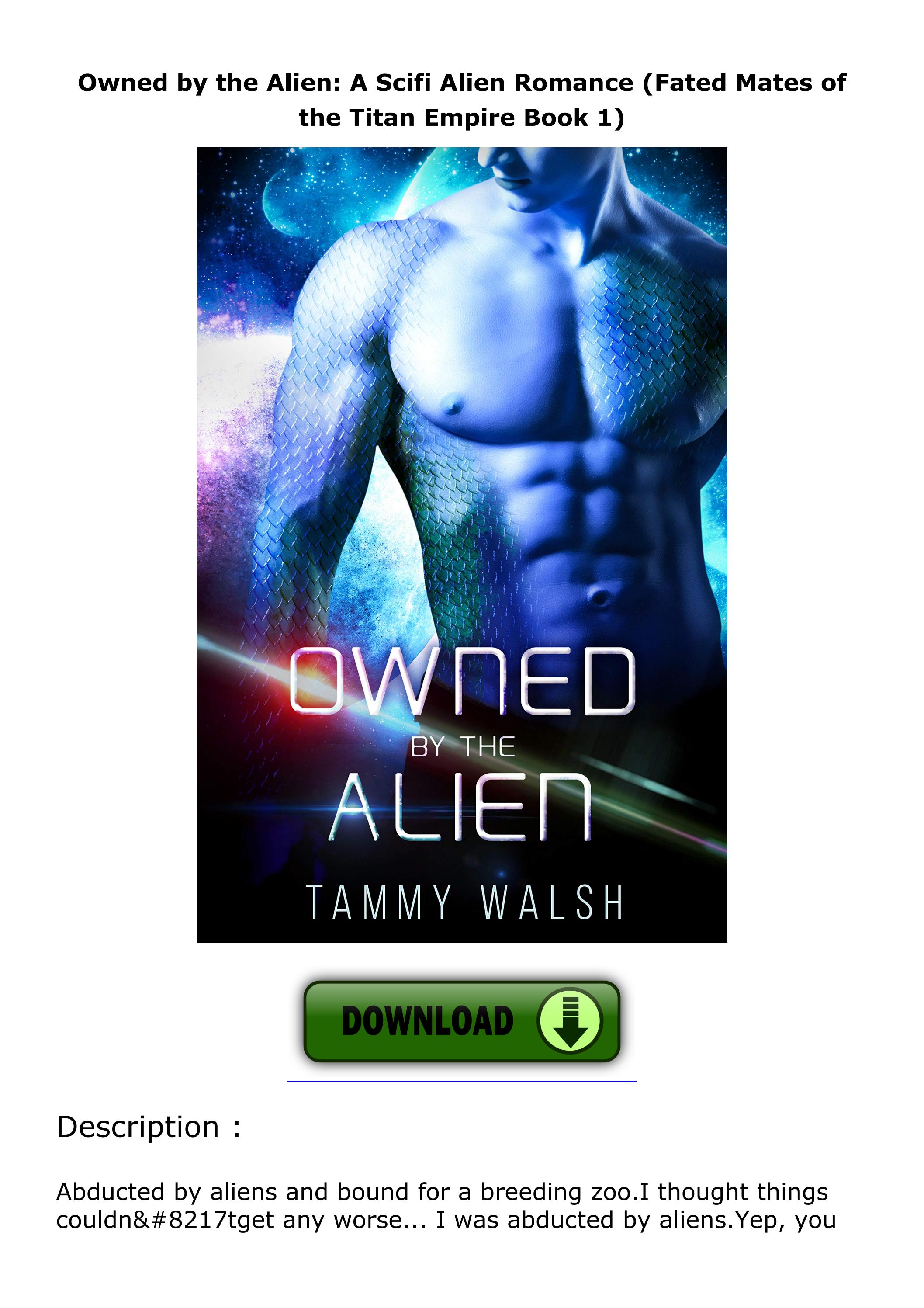 $PDF$/READ/DOWNLOAD Owned by the Alien: A Scifi Alien Romance (Fated