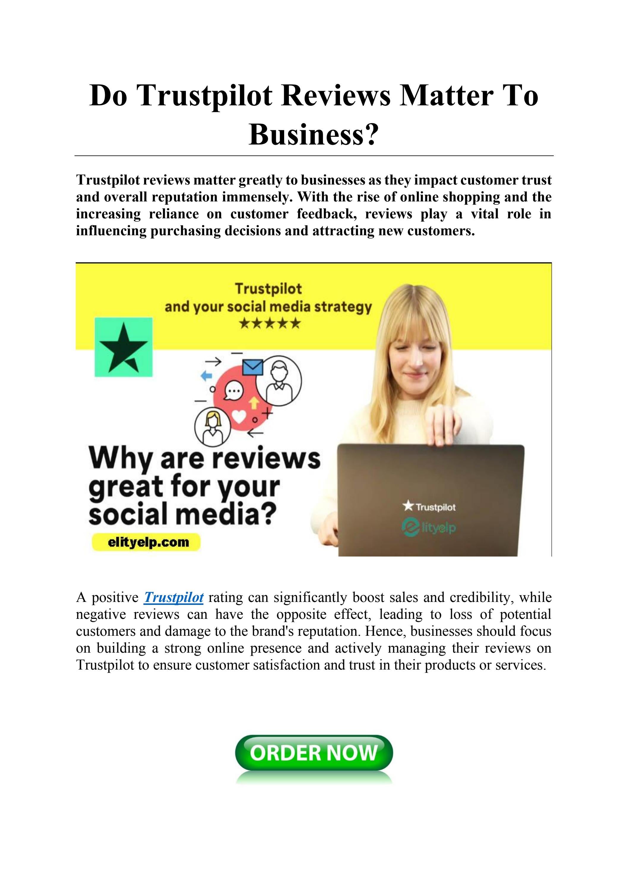 Buy Trustpilot Reviews 100 Real, Legit and Lifetime Stick by