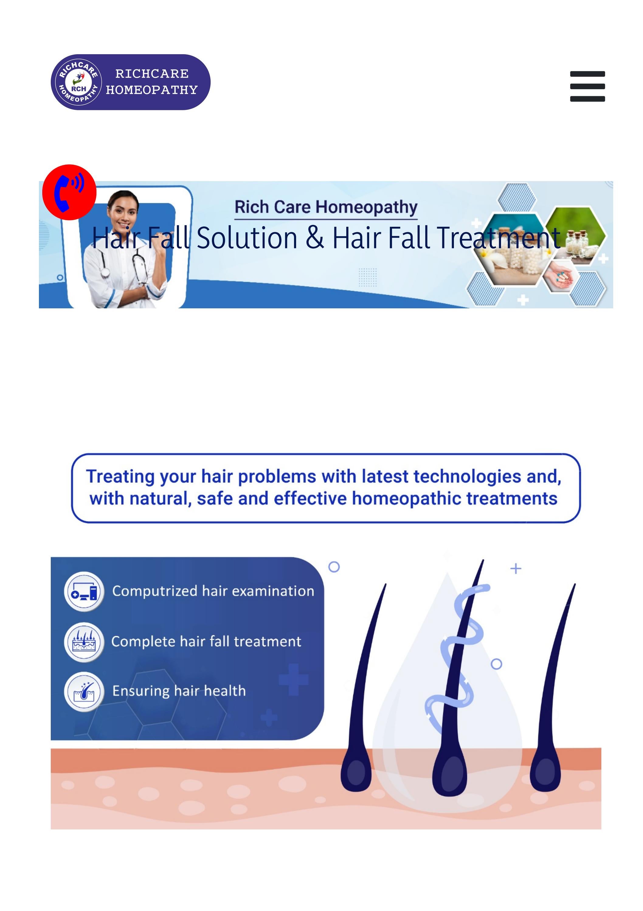 Hair fall Homeopathy Treatments in Bangalore by RichcareHomeopathy Issuu