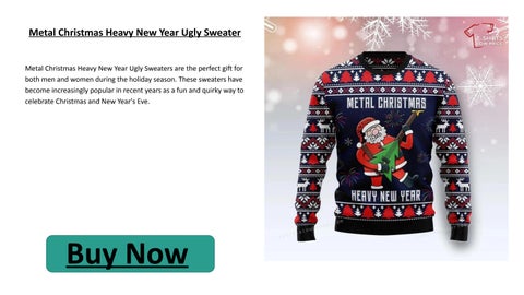 Heavy metal christmas sweaters hotsell