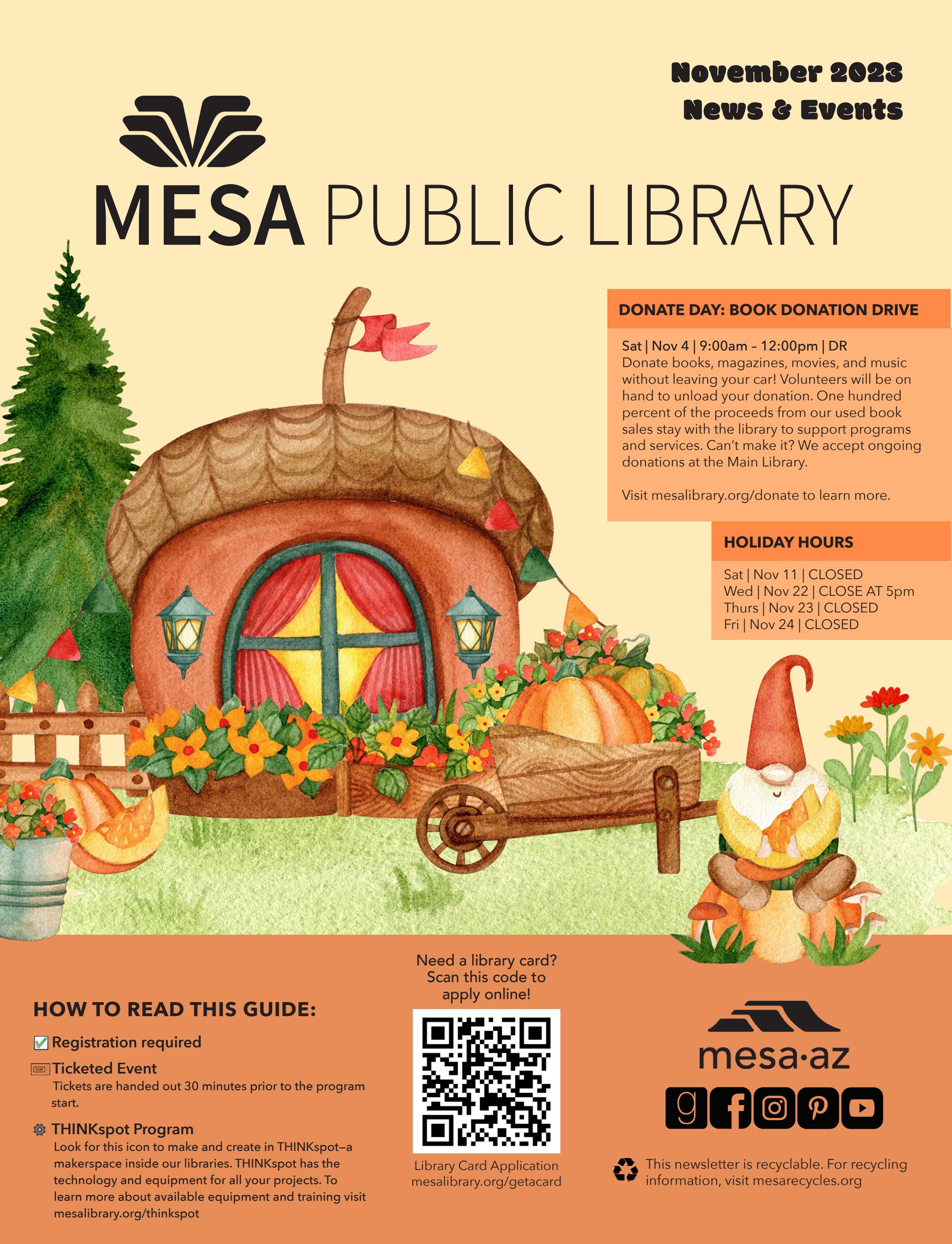 Mesa Public Library November 2023 Newsletter By City Of Mesa AZ Issuu