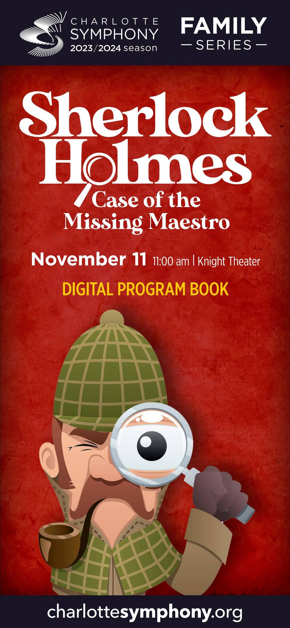 Sherlock Program CSO - Sherlock Holmes & the Case of the Missing Maestro - program 11/11 ...