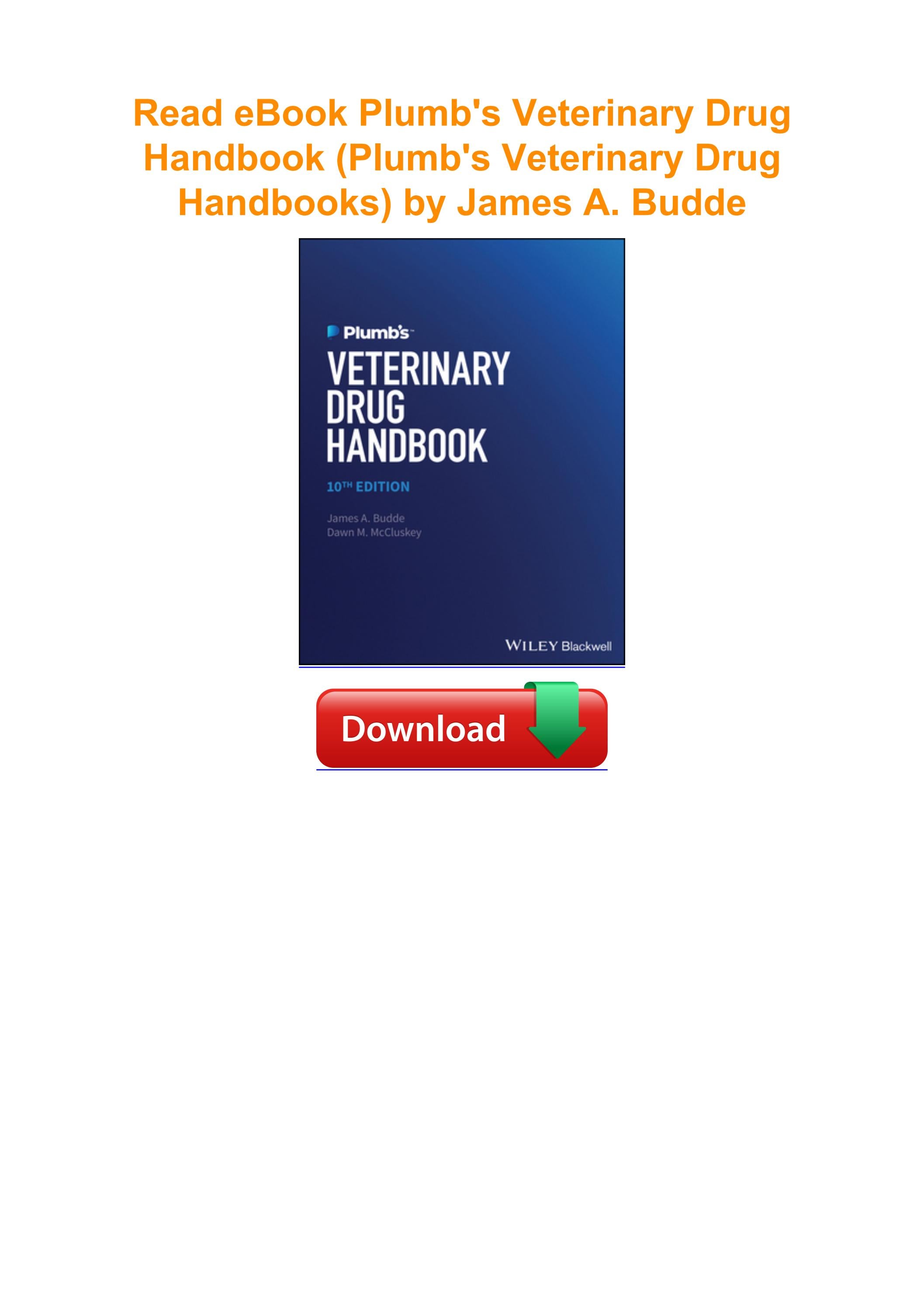 Read eBook Plumb's Veterinary Drug Handbook (Plumb's Veterinary Drug