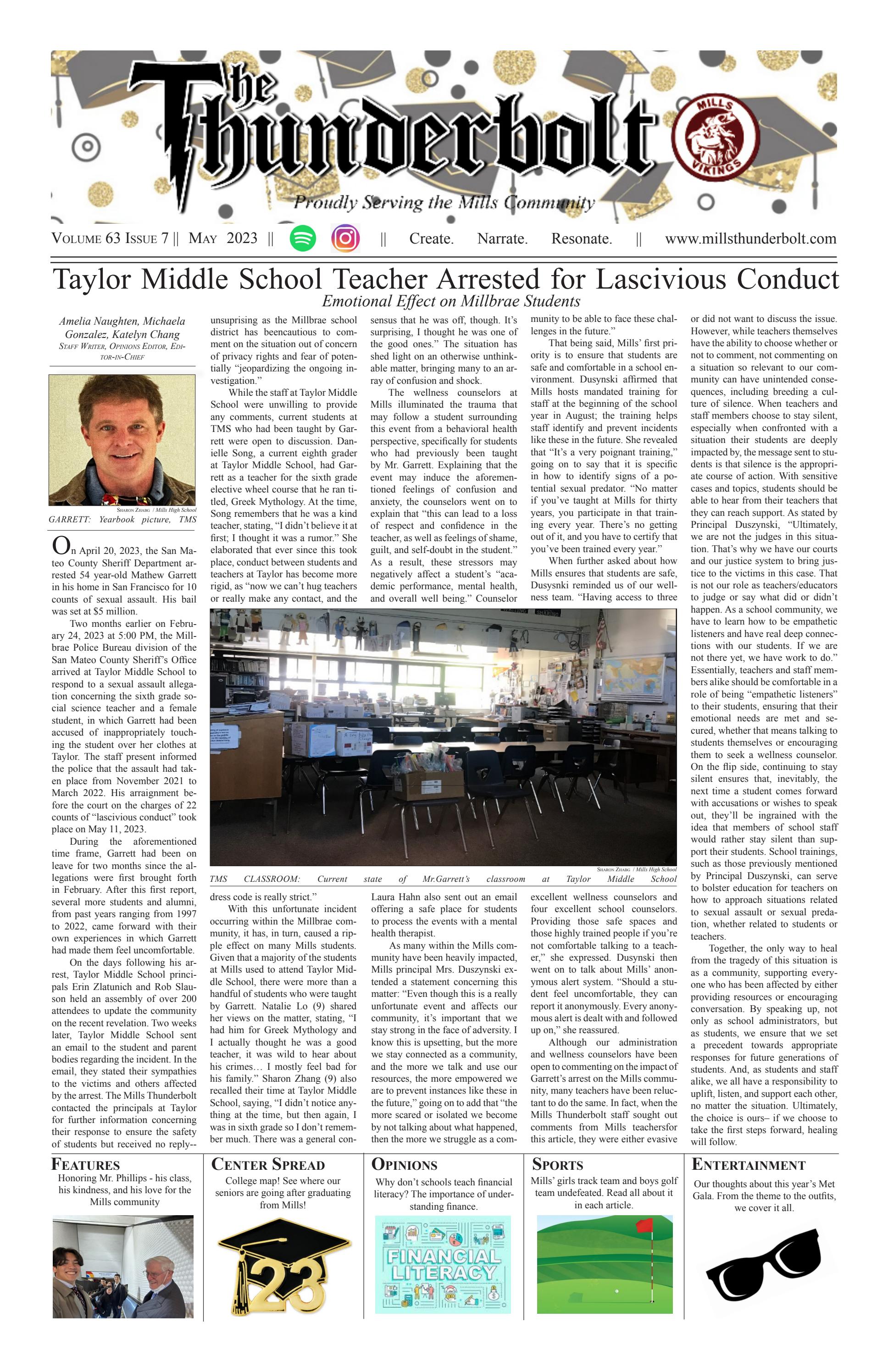 Volume 63, Issue 8, May 19, 2023 by The Thunderbolt - Issuu