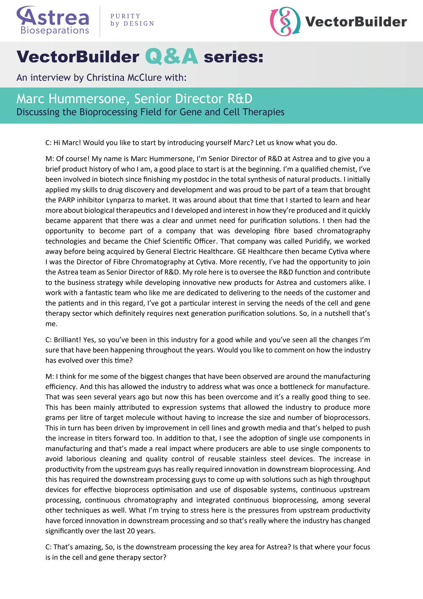 Vectorbuilder Pad Vector Builder Q & A by astreabioseparations - Issuu