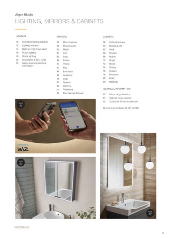 roperrhodes Roper Rhodes Mirrors, Cabinets × 灯饰 手册 - Euro - November 2023 第 5 页