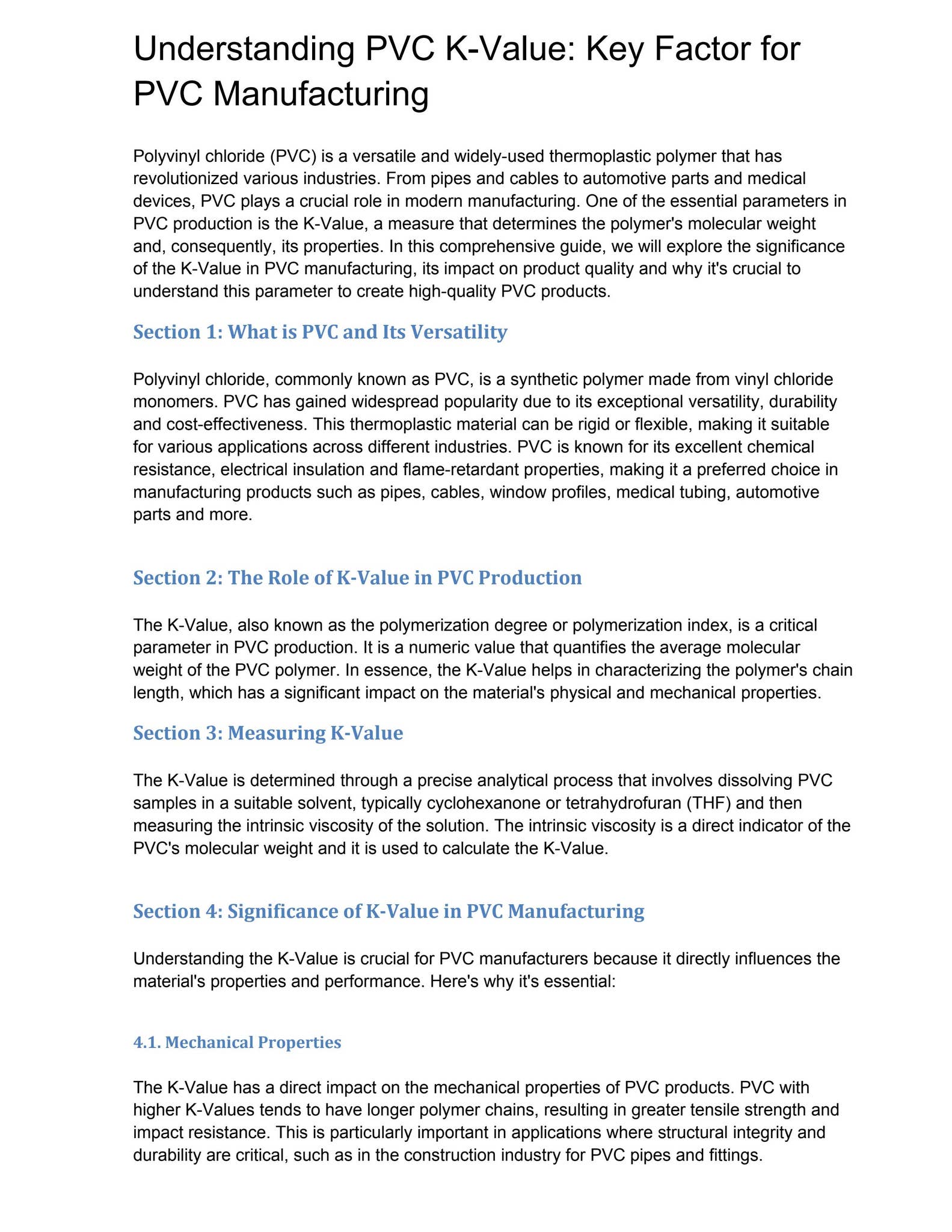 Understanding PVC K-Value - Key Factor for PVC Manufacturing by viztaar ...