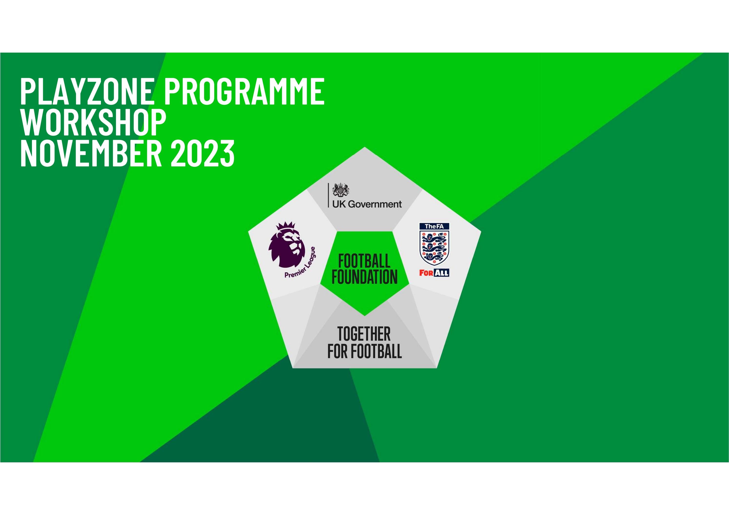 PlayZones Programme November 2023 by footballfoundation Issuu