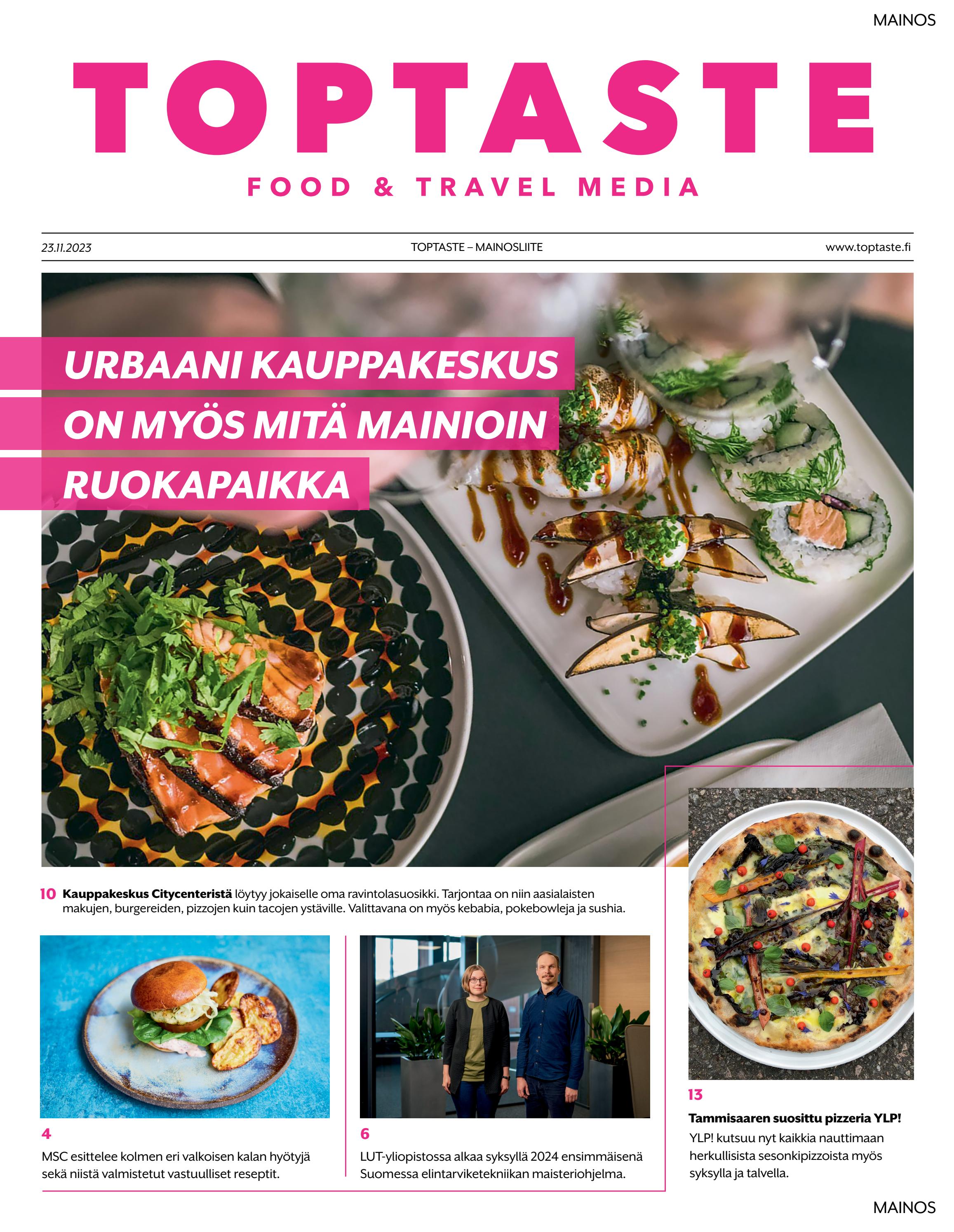 Toptaste Magazine 23/11/2023 by Toptaste - Issuu