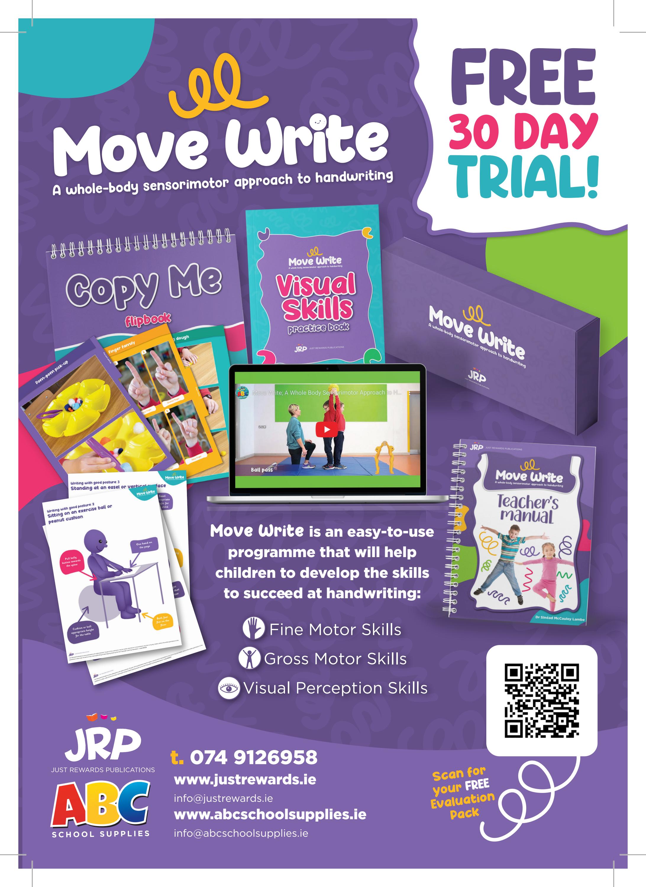 Move Write A Whole Body Sensorimotor Approach to Handwriting by ABC