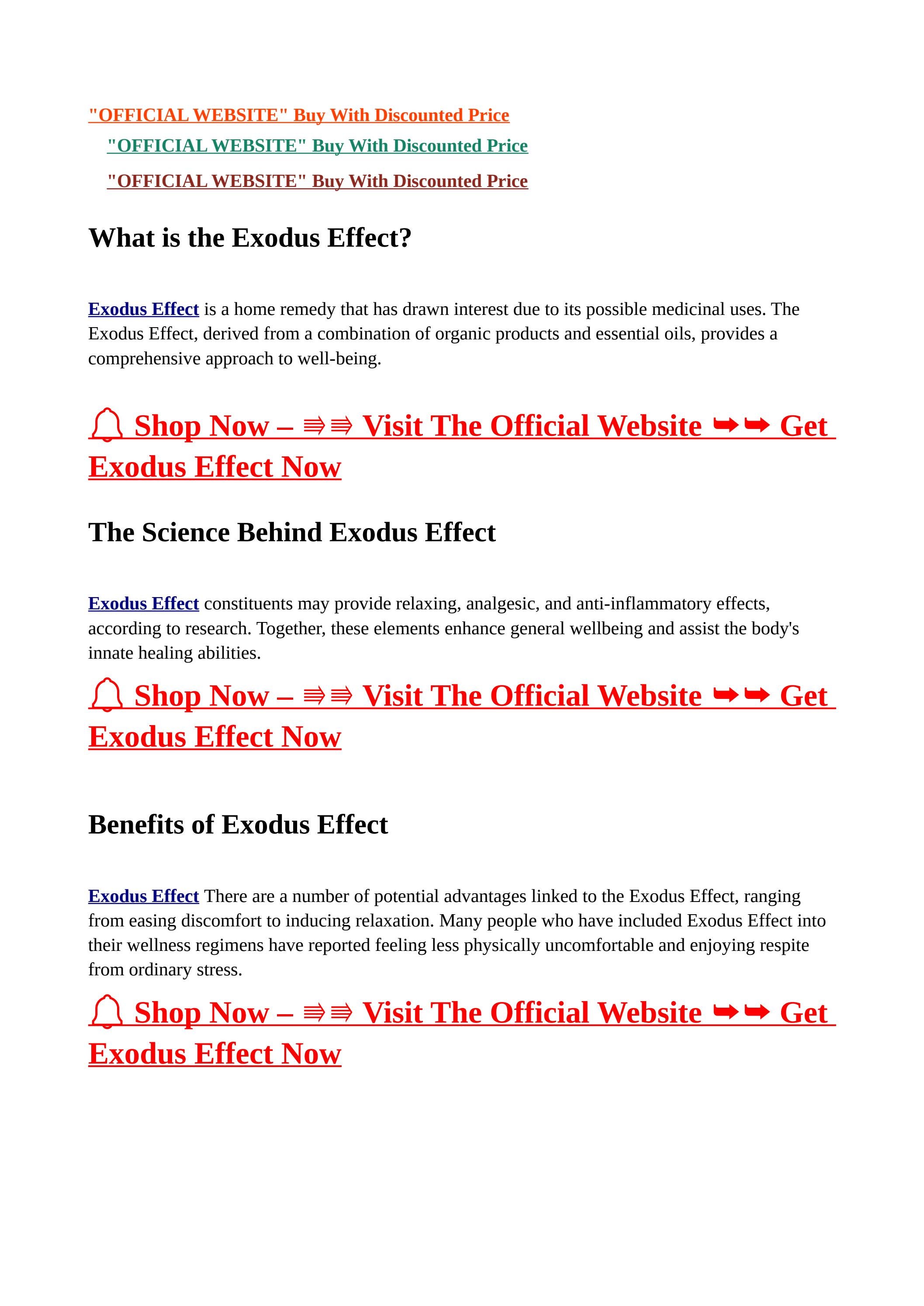 Exodus Effect: Does This Ancient Remedy Really Work? - 3g7q125