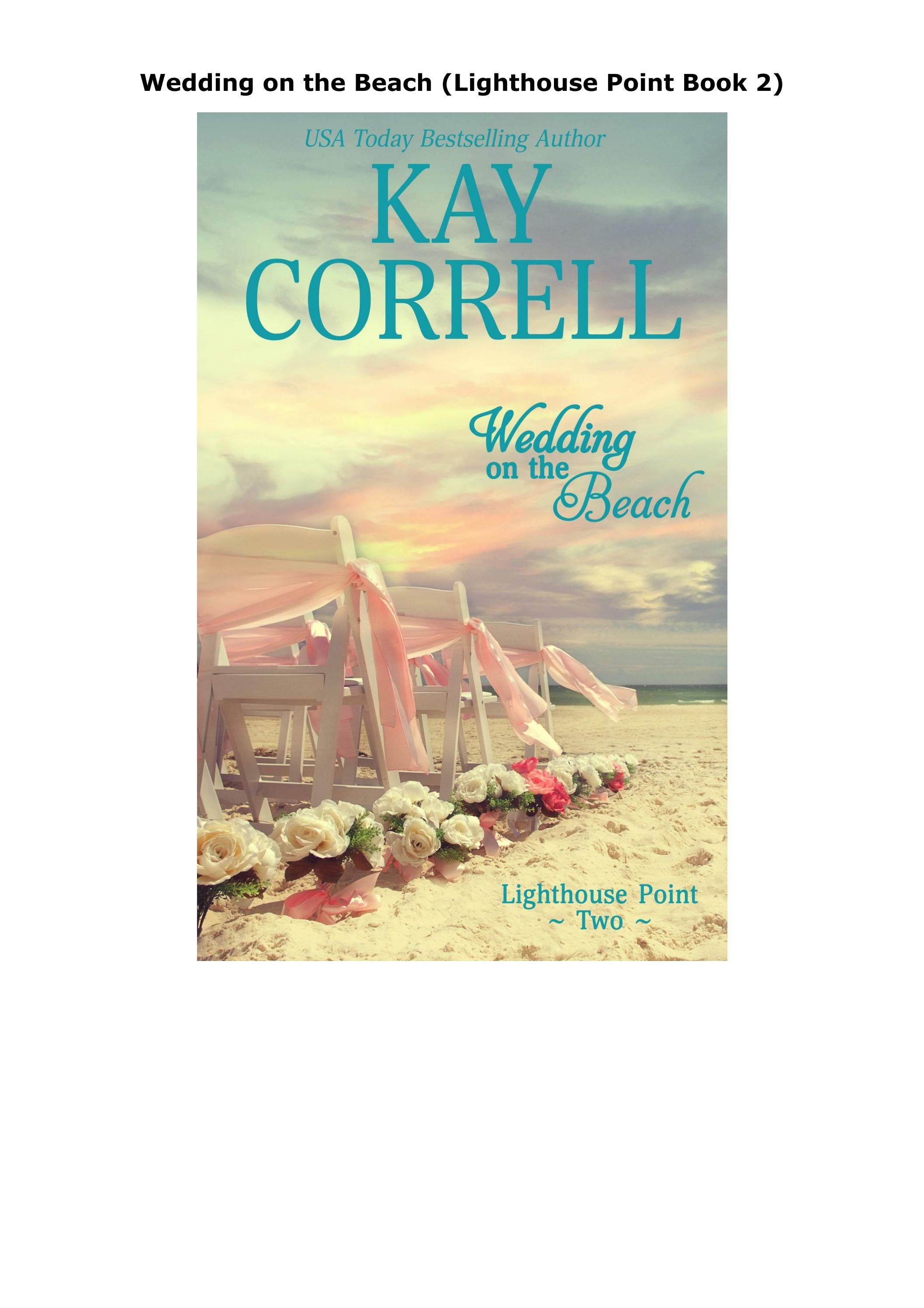 get [PDF] Download Wedding on the Beach (Lighthouse Point Book 2) by jeroldsampson Issuu