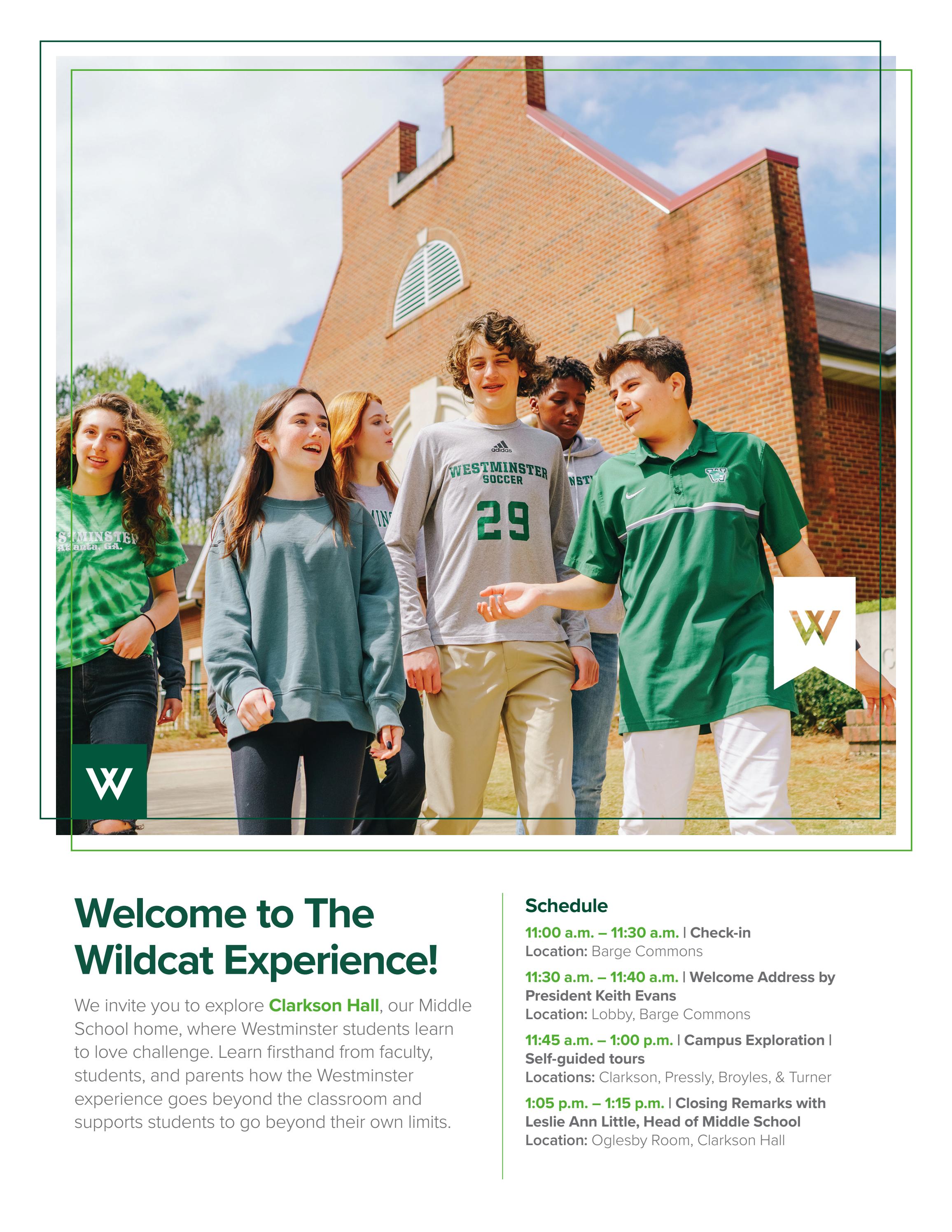 2023 Middle School Open House brochure by The Westminster Schools Issuu