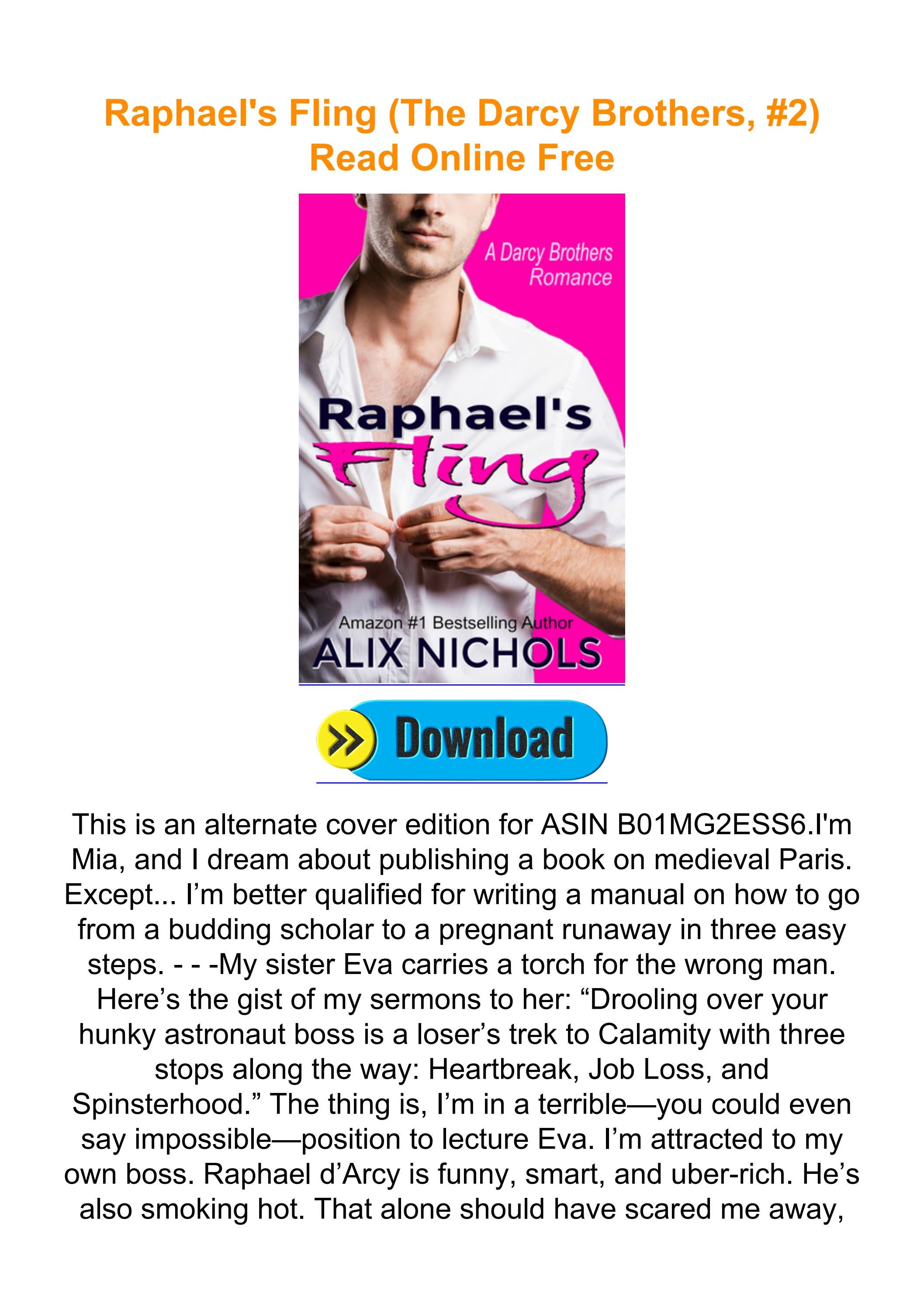 Raphael's Fling (The Darcy Brothers, 2) Read Online Free by jartugumli