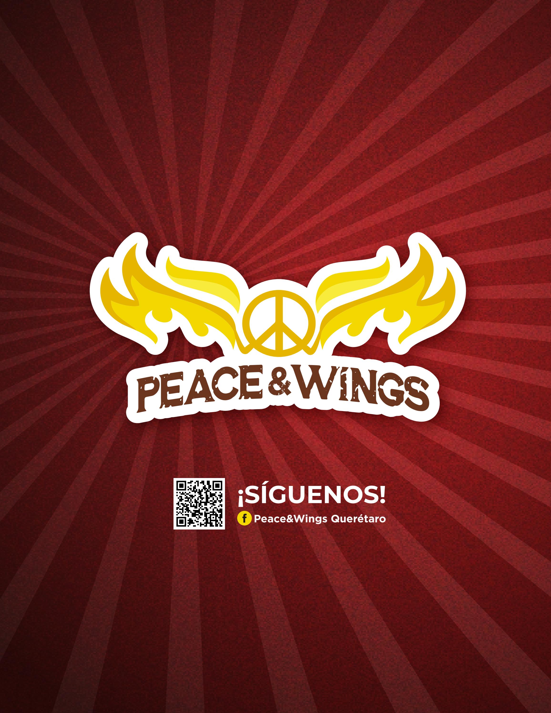 MENU PEACE & WINGS by Raúl Olvera Rguez Issuu