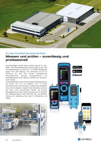 家具目录 Tragbare Messgeräte Schweiz 2024 第 10 页