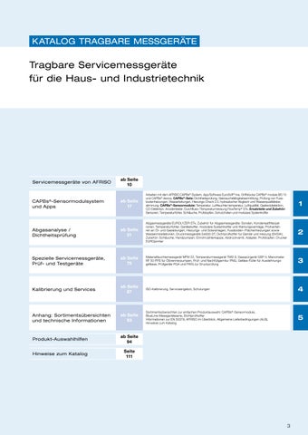 家具目录 Tragbare Messgeräte Schweiz 2024 第 3 页