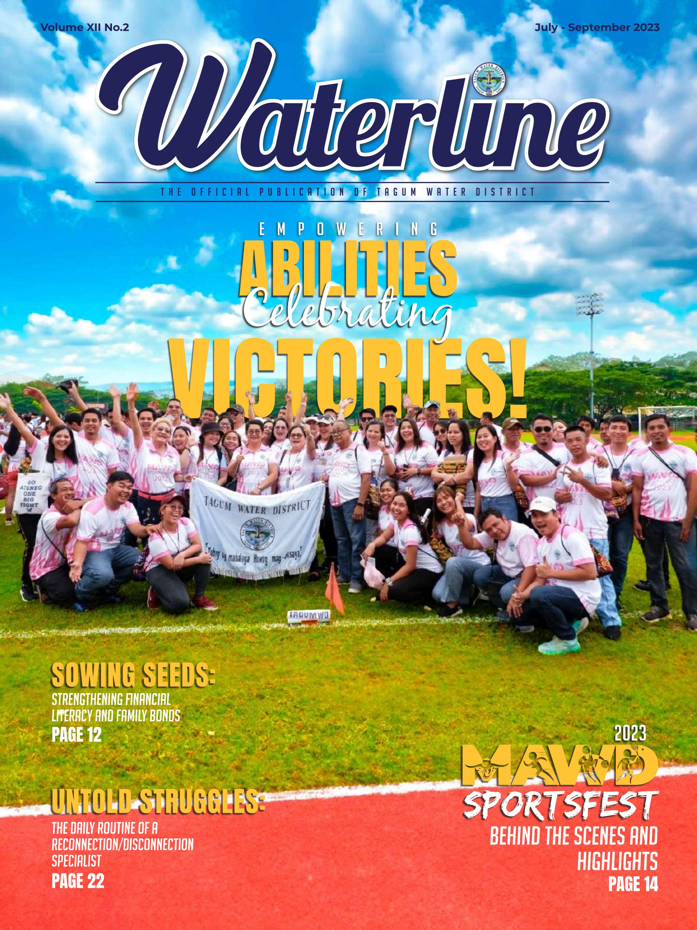 2023_WATERLINE_Vol XII_No.2 by Tagum Water District Issuu