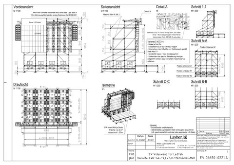 LEDTEK Layher Baubuchzeichnungen - alle Varianten 第 12 页