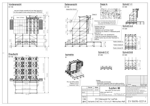 LEDTEK Layher Baubuchzeichnungen - alle Varianten 第 8 页