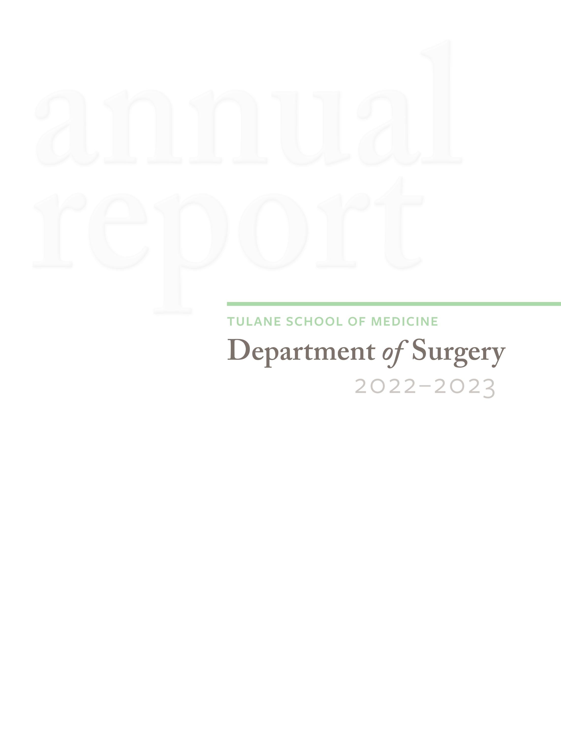 Tulane Surgery Residents - w2lfzku