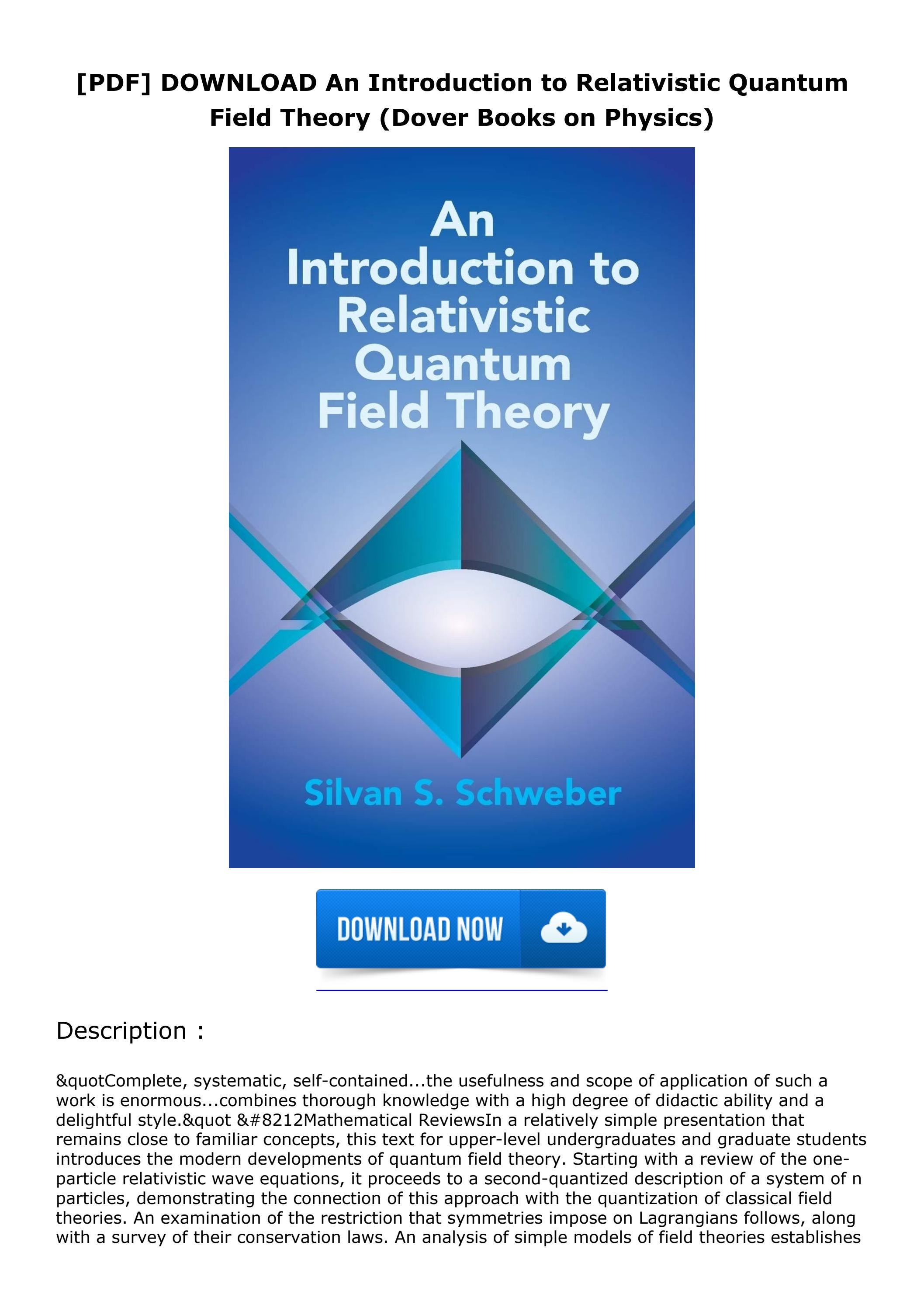 Relativistic Quantum Field Theory – IRNBXL
