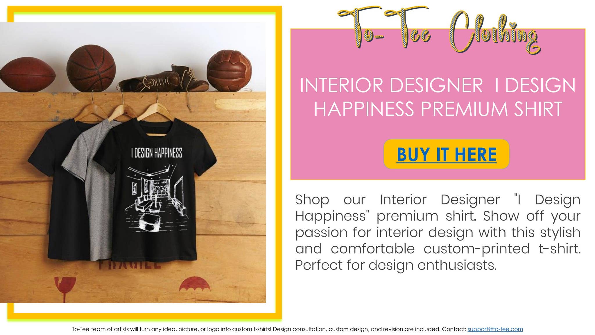 Interior Designer I Design Happiness Premium Shirt by ayaddaryanshirts ...