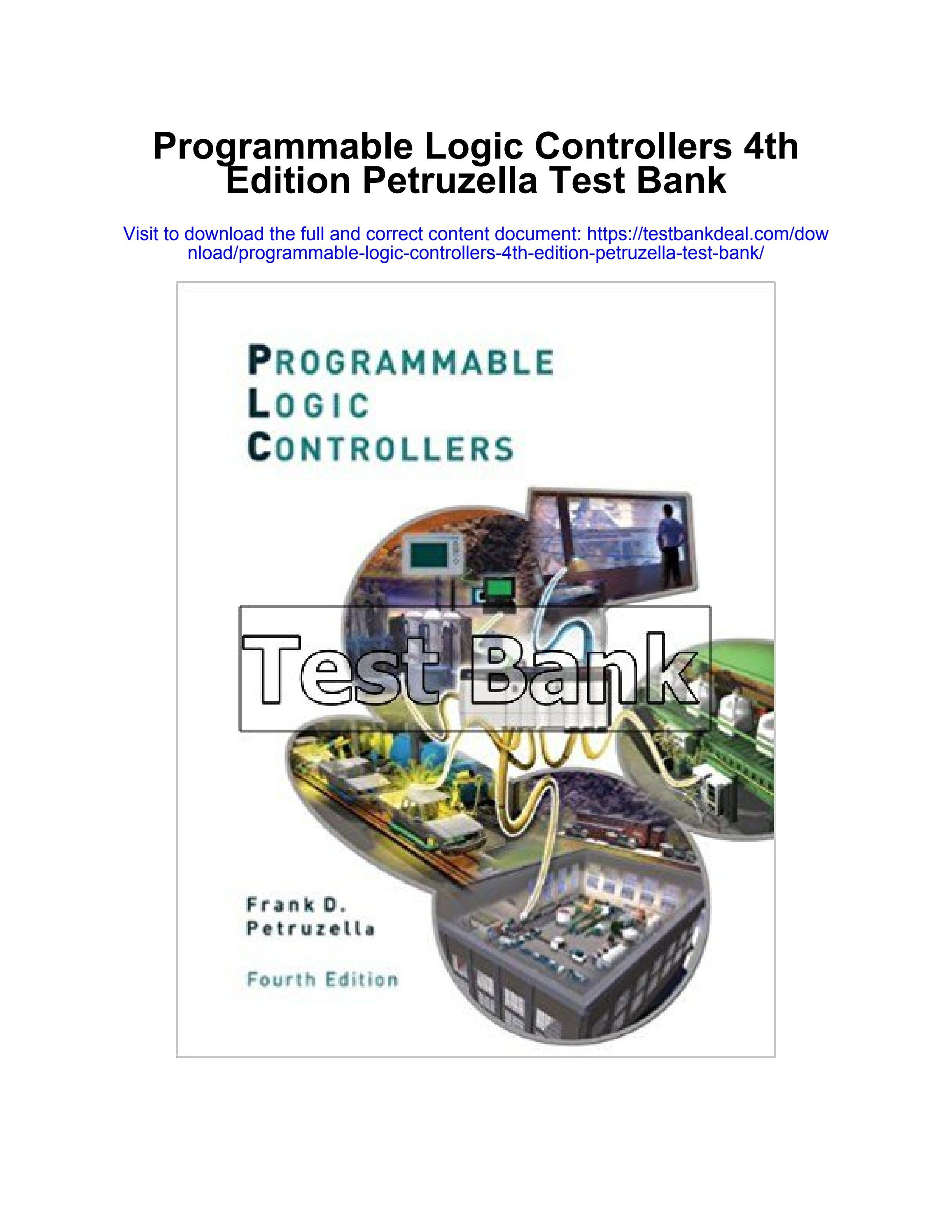 Programmable logic controllers 4th edition petruzella test bank by