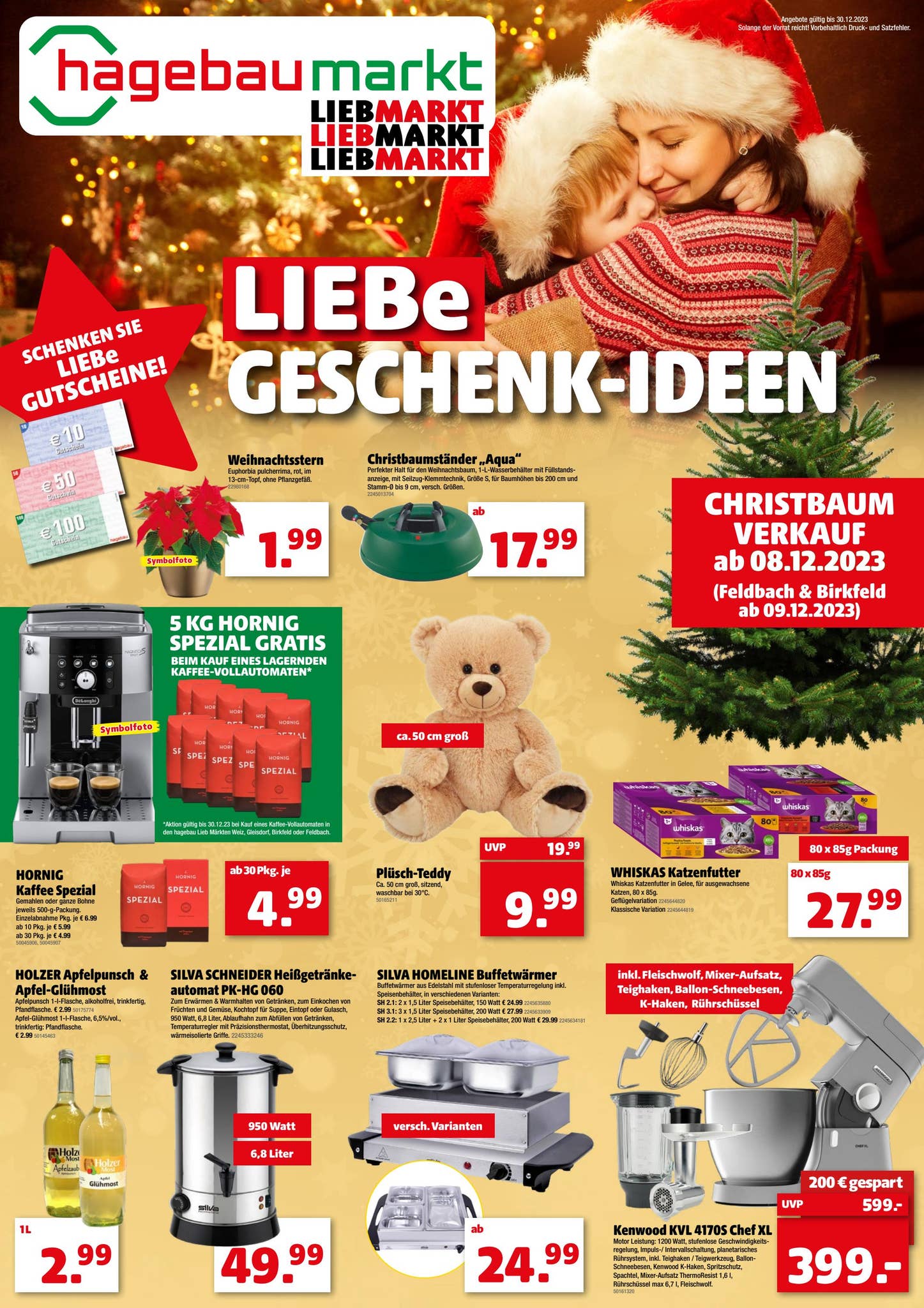 Weihnachtsflugblatt_2023_hagebau Lieb Markt by LIEB - Issuu