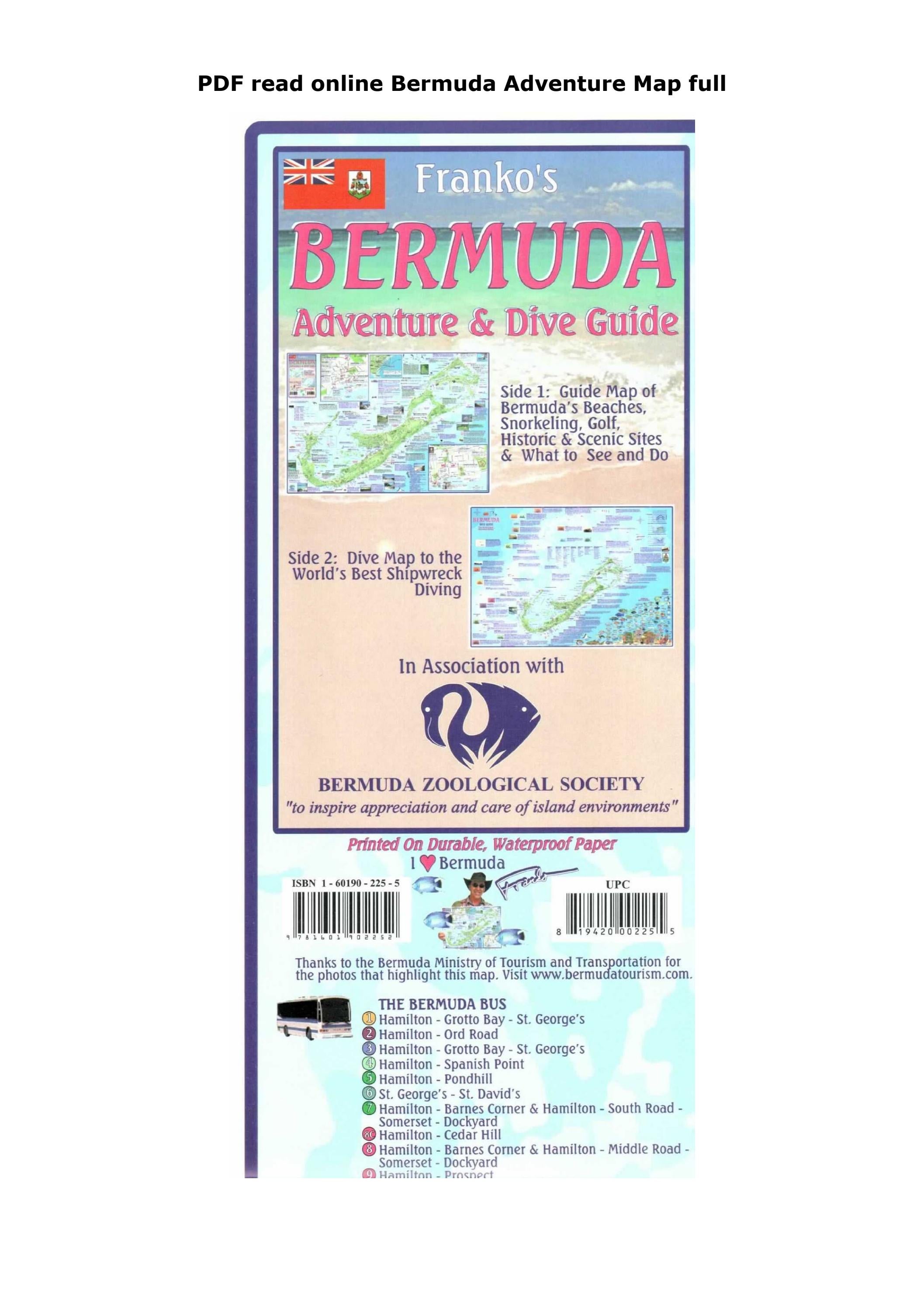 PDF read online Bermuda Adventure Map full by efrainjomaaguirre - Issuu