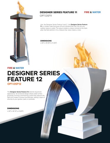 设计师 家具系列 Fire × Water Features 第 7 页