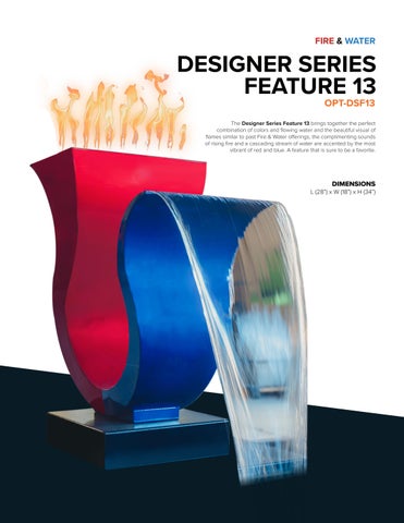 设计师 家具系列 Fire × Water Features 第 8 页