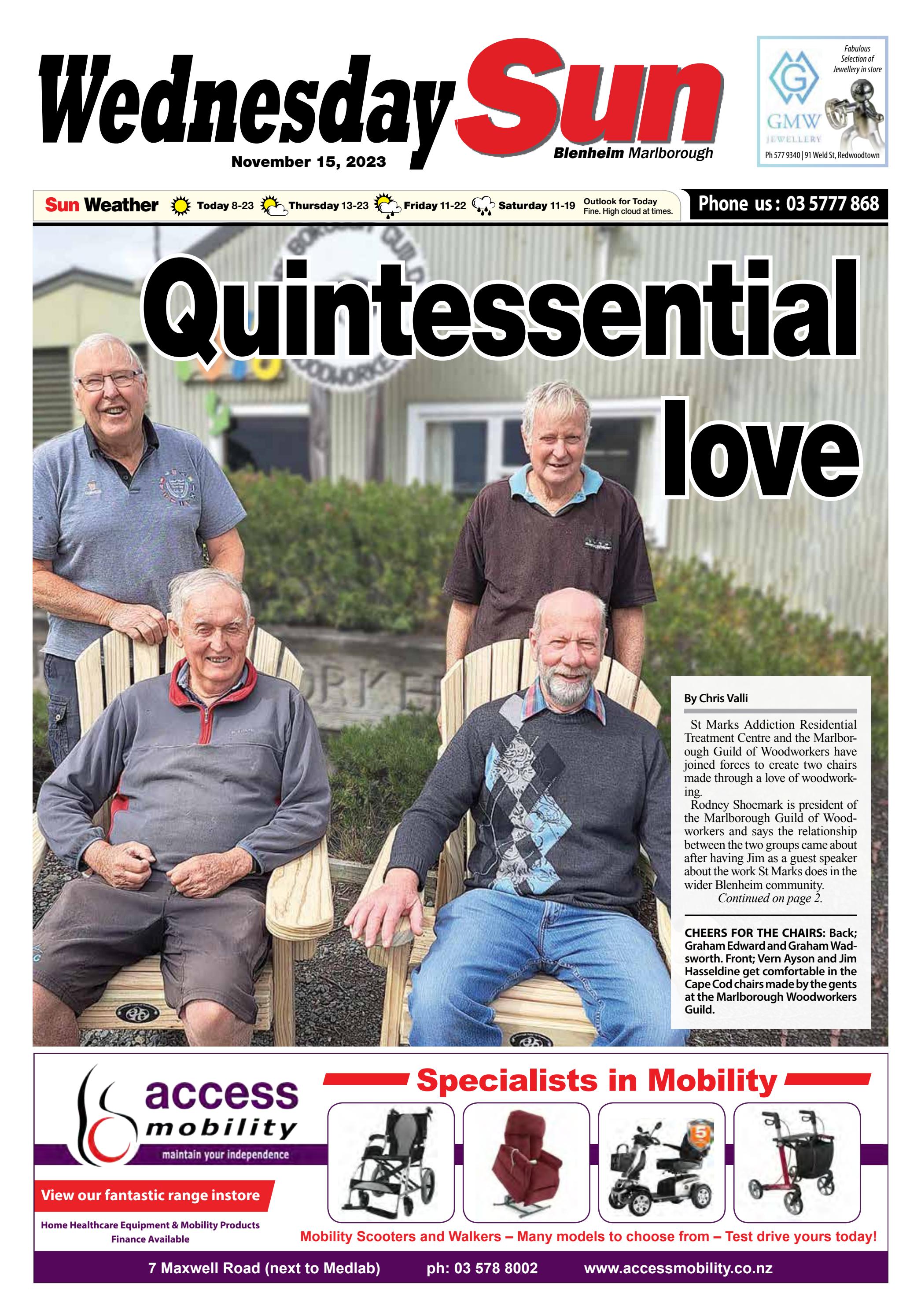 15 November Blenheim Sun newspaper by The Blenheim Sun Issuu