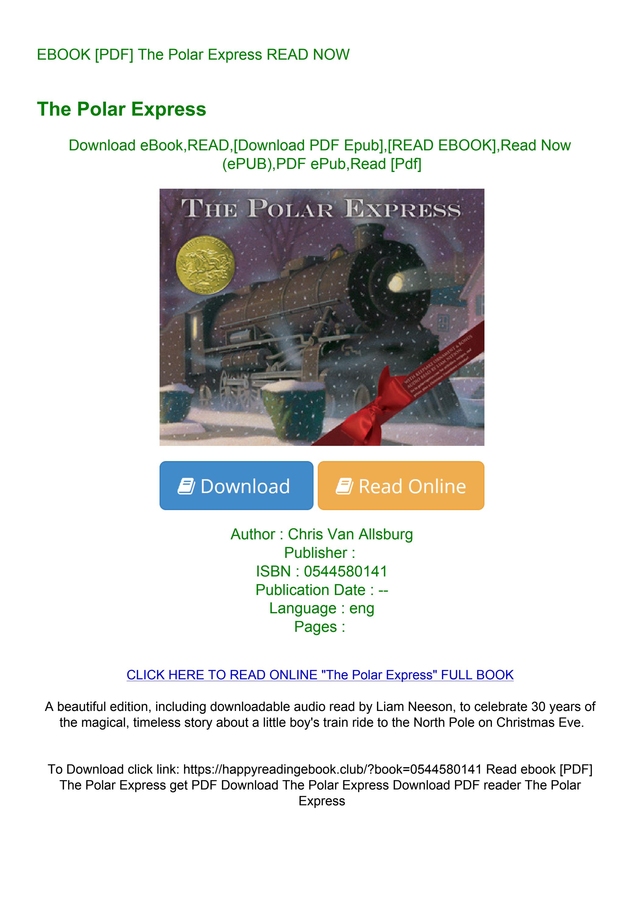 EBOOK [PDF] The Polar Express READ NOW by wevio789 - Issuu