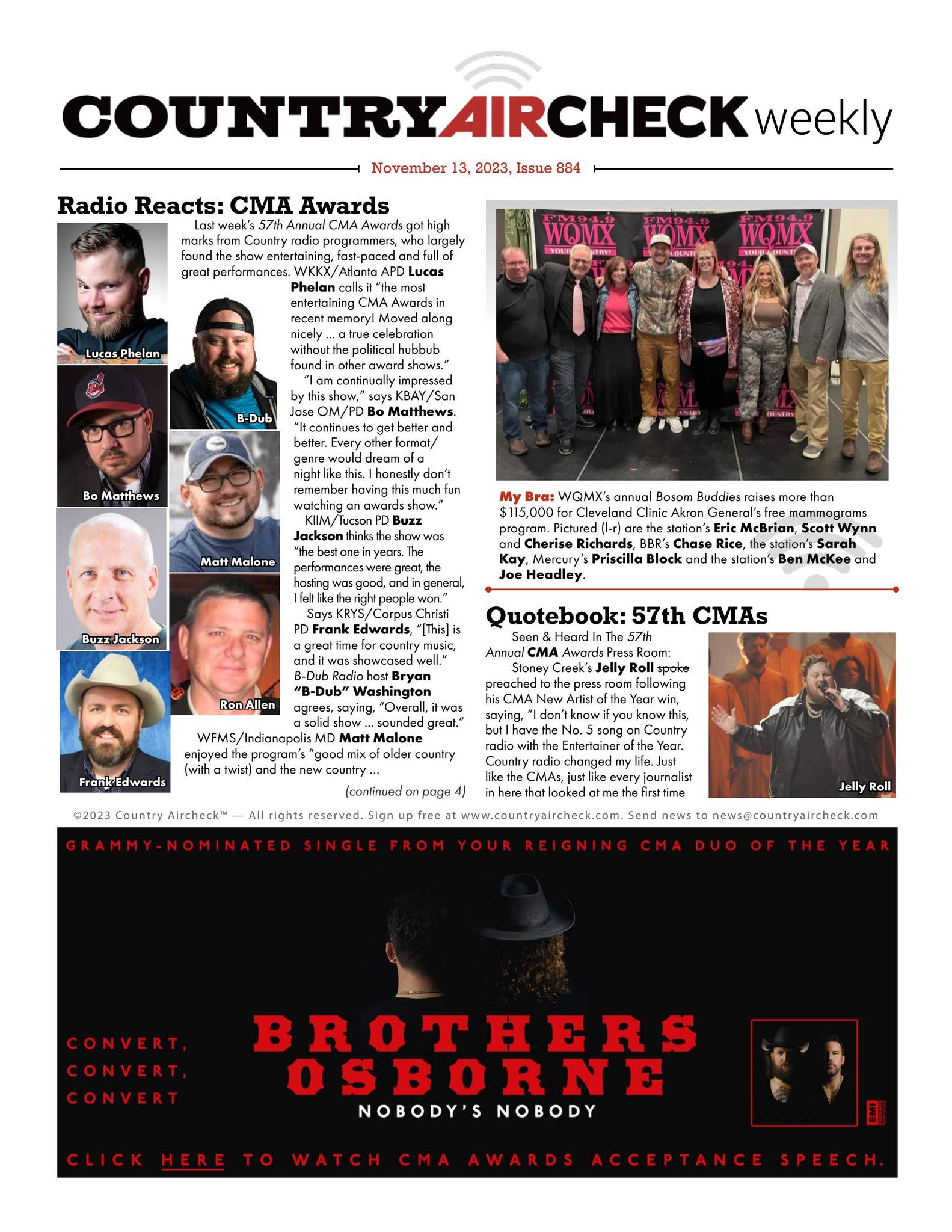 Issue 884 November 13, 2023 by Country Aircheck Issuu