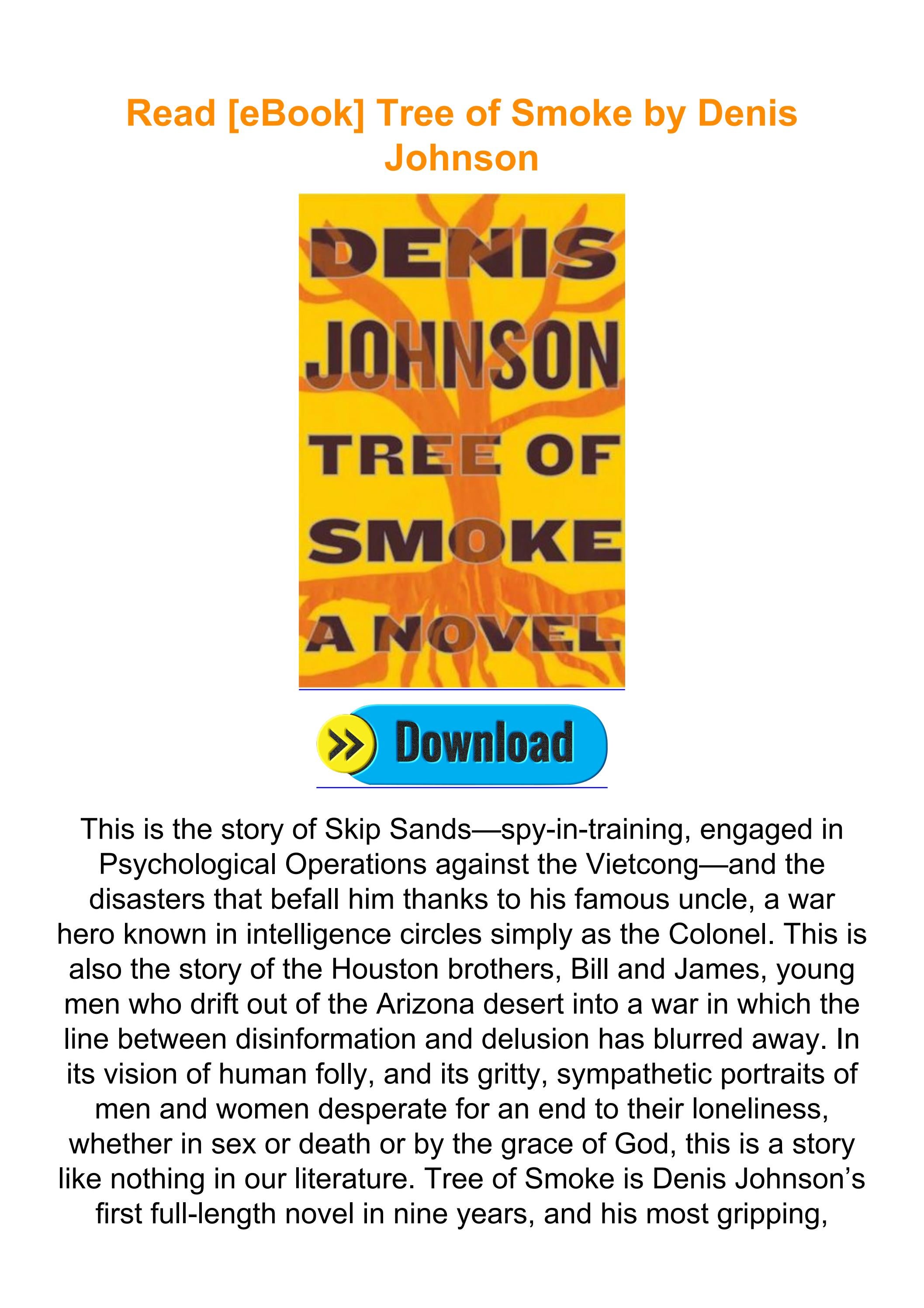 Read [eBook] Tree of Smoke by Denis Johnson by JamesAOsorio Issuu