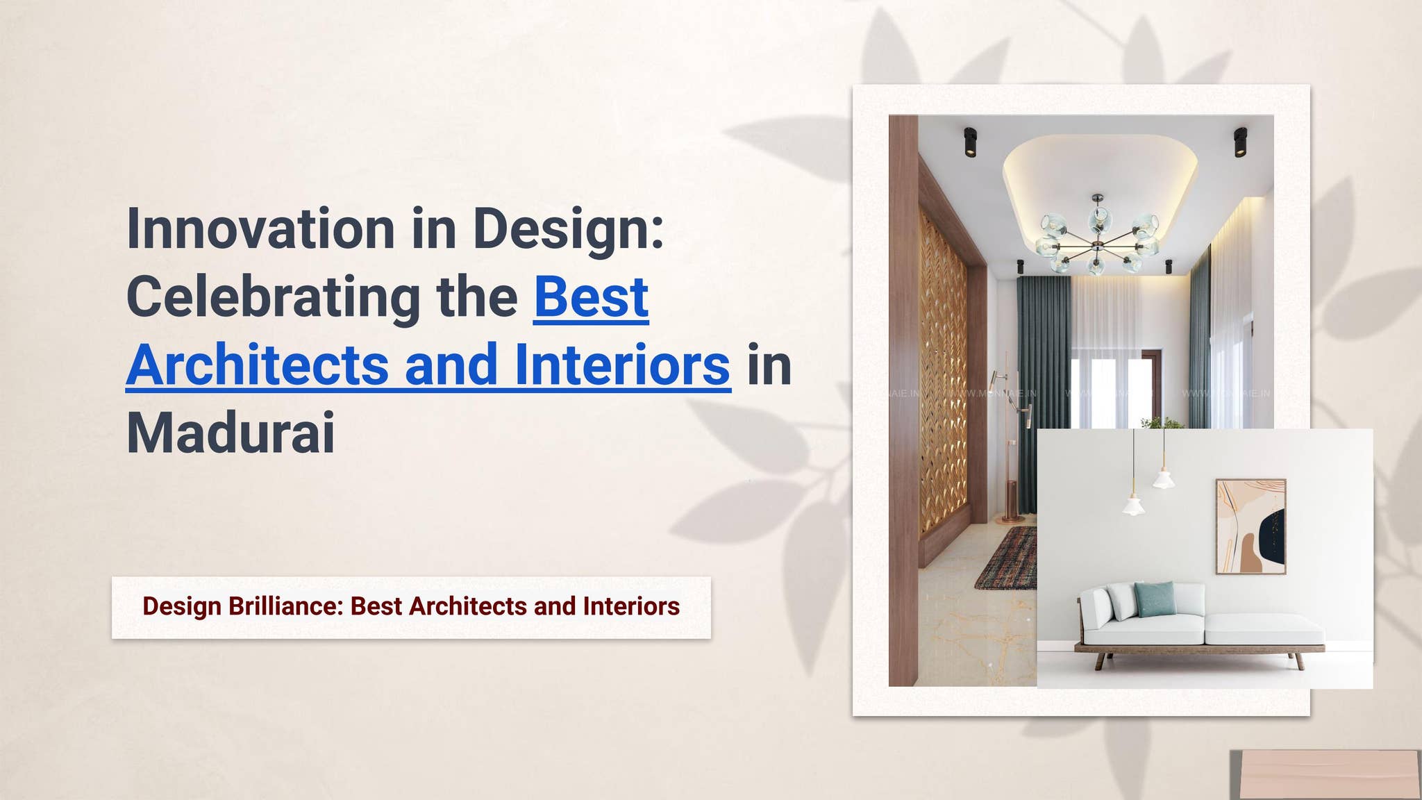 best architects and interiors in madurai by Twinin Krishna - Issuu