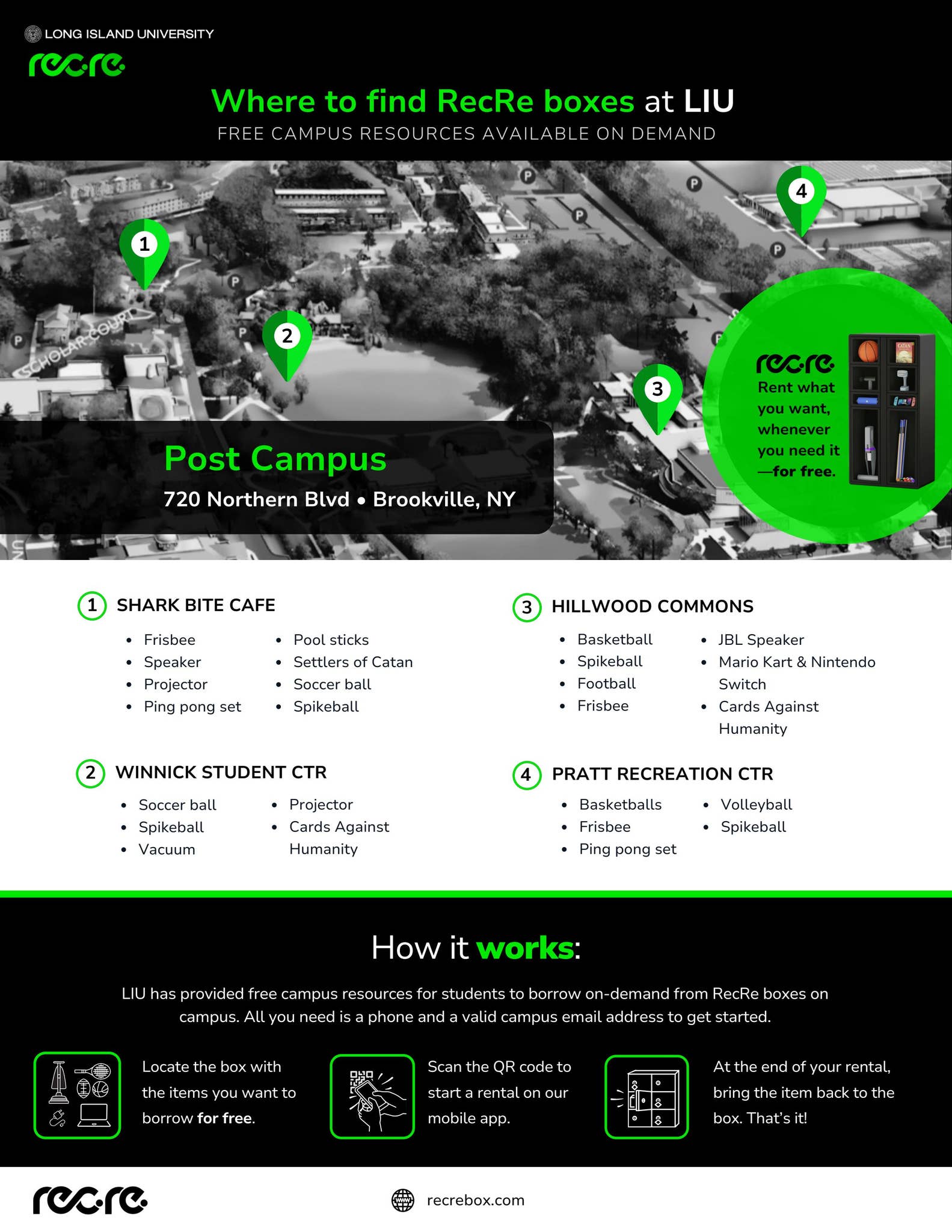 Recre Box Post Campus RecRe Boxes by LIUStudentAffairs - Issuu