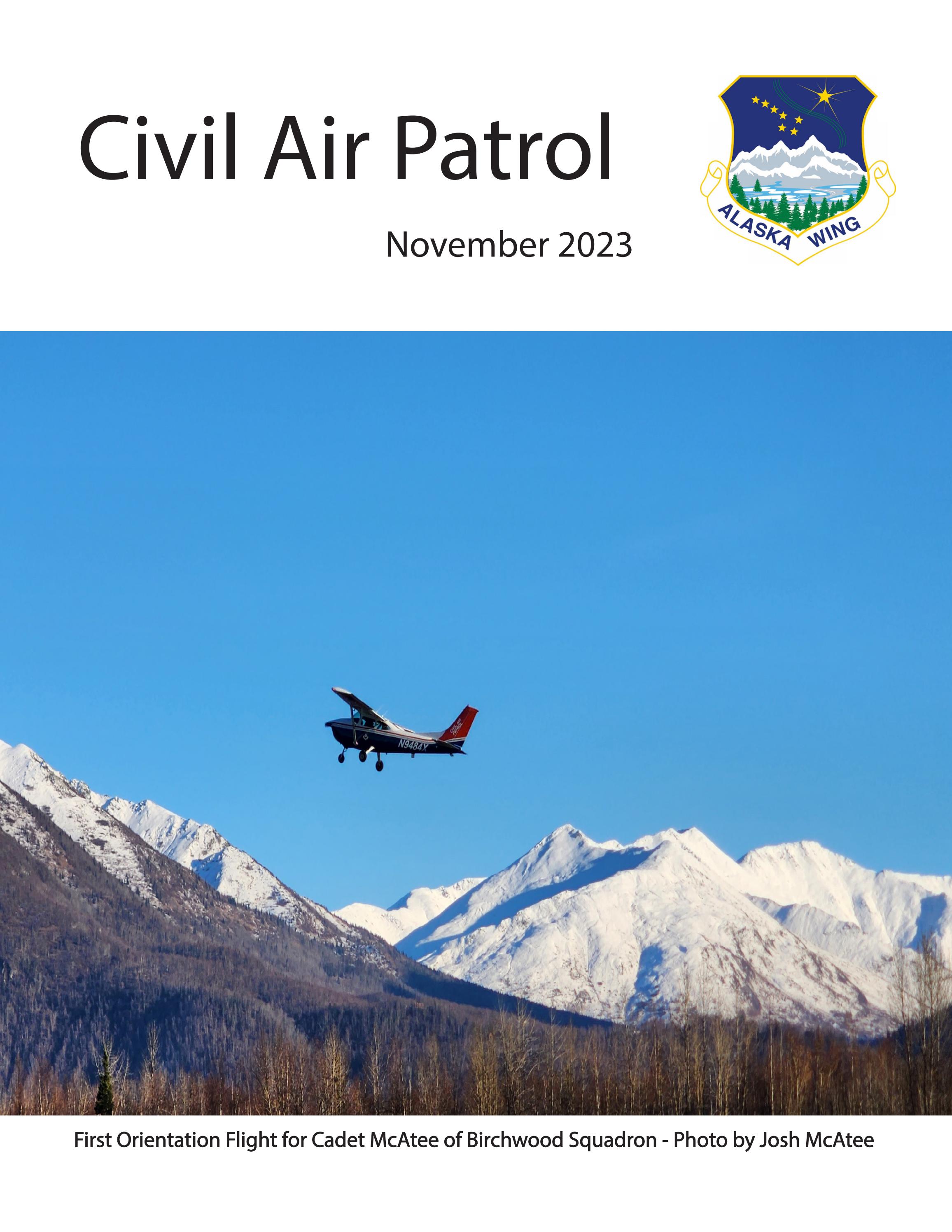 Civil Air Patrol Magazine, Alaska Wing, November, 2023 by capakwg - Issuu