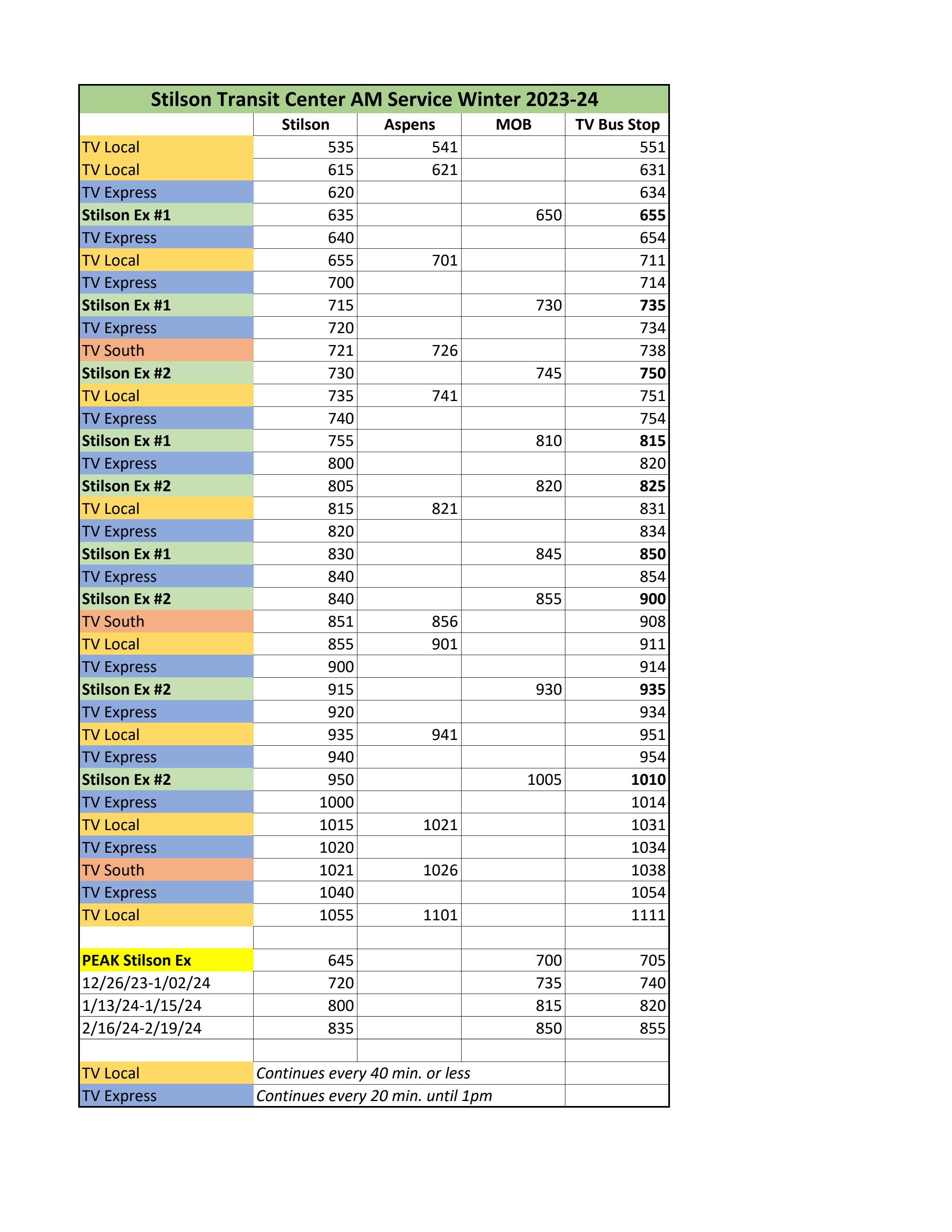 Stilson Service All Routes W2324 by TVDO Issuu