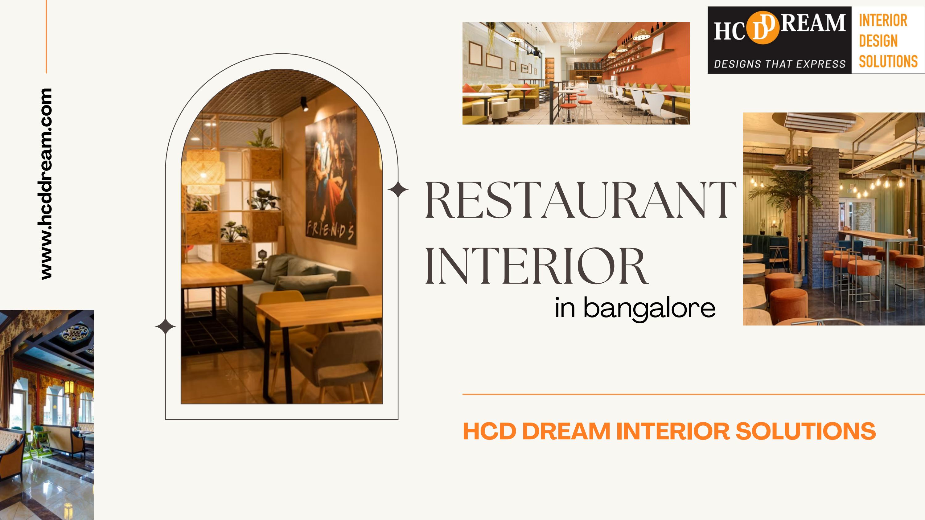 Best Restaurant Interior Deigners in Bangalore | HCD DREAM Interior ...